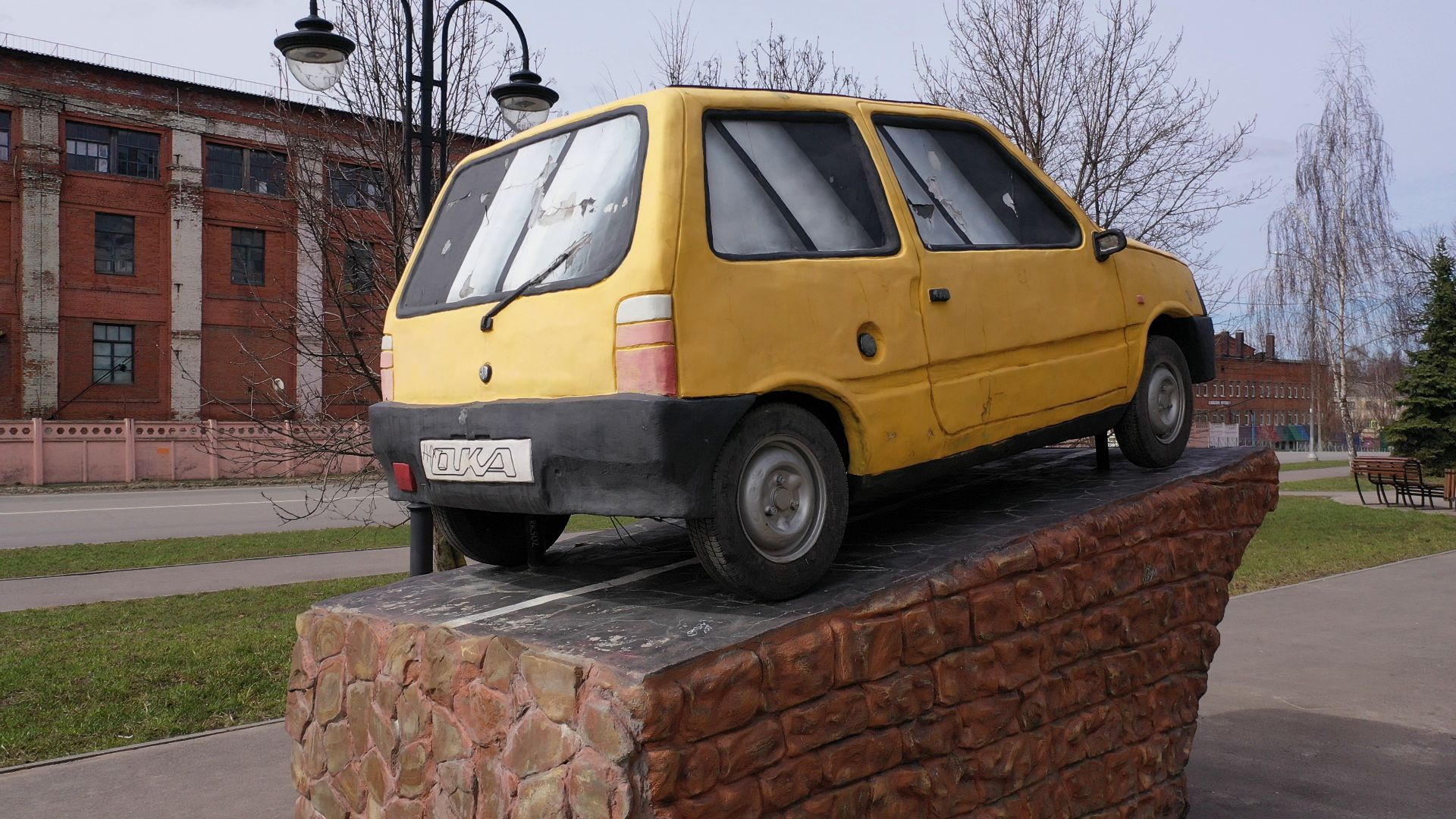 видео с коптера, серпухов, промышленность, памятник,