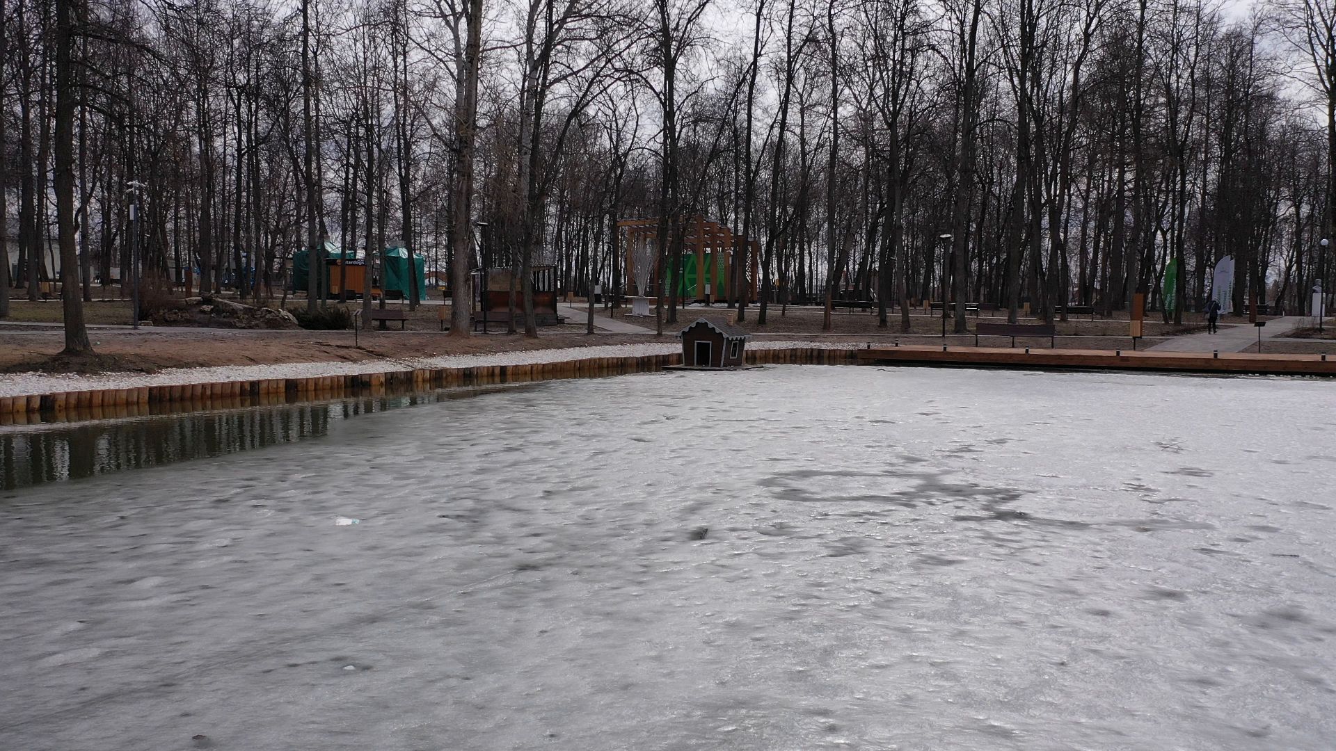 видео с коптера, серпухов, парк, благоустройство,