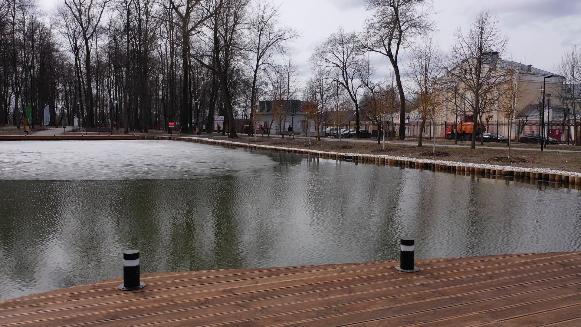 видео с коптера, серпухов, парк, благоустройство,