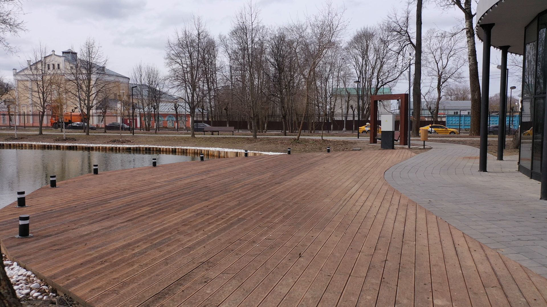 видео с коптера, серпухов, парк, благоустройство,