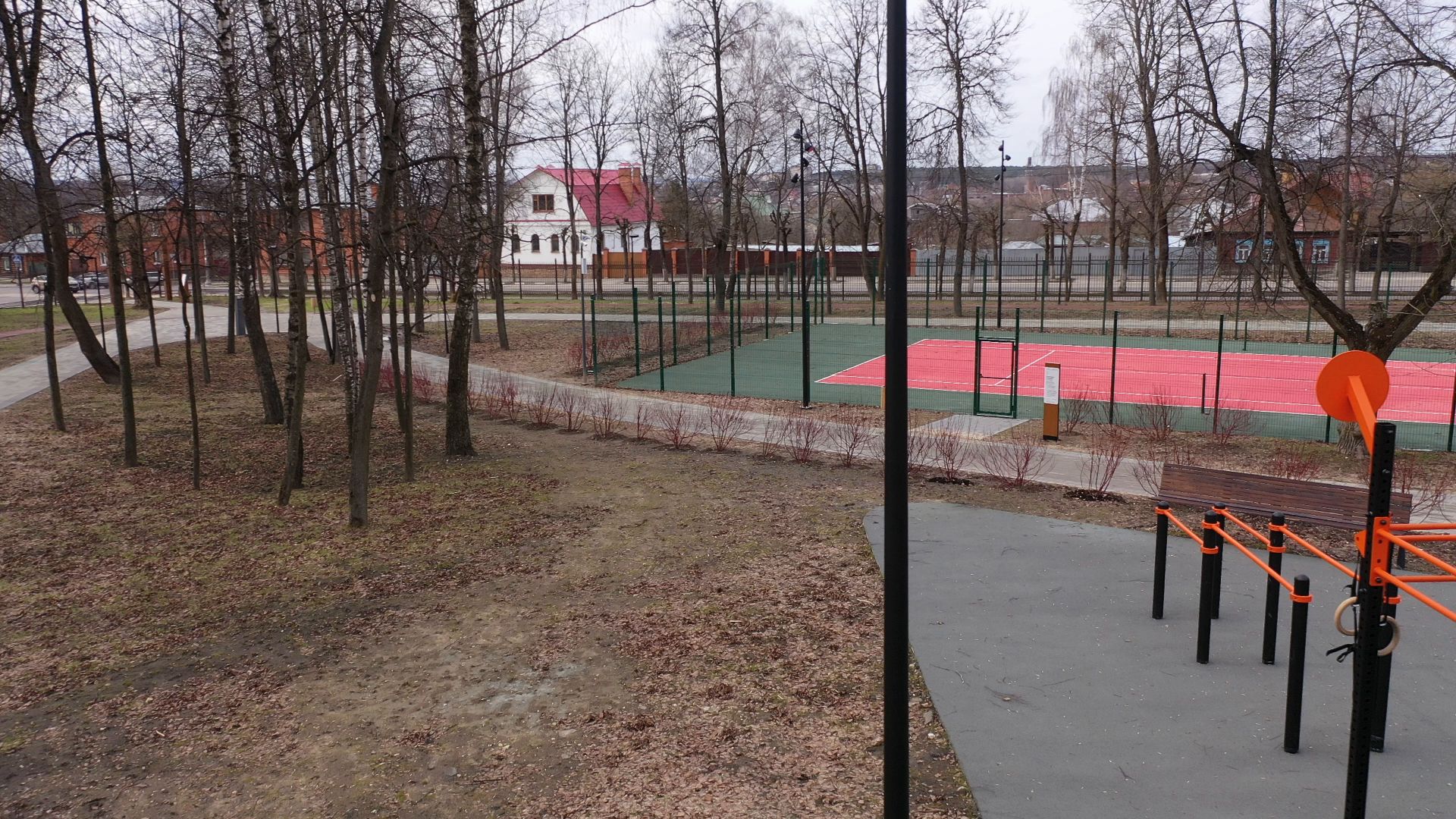 видео с коптера, серпухов, парк, благоустройство,