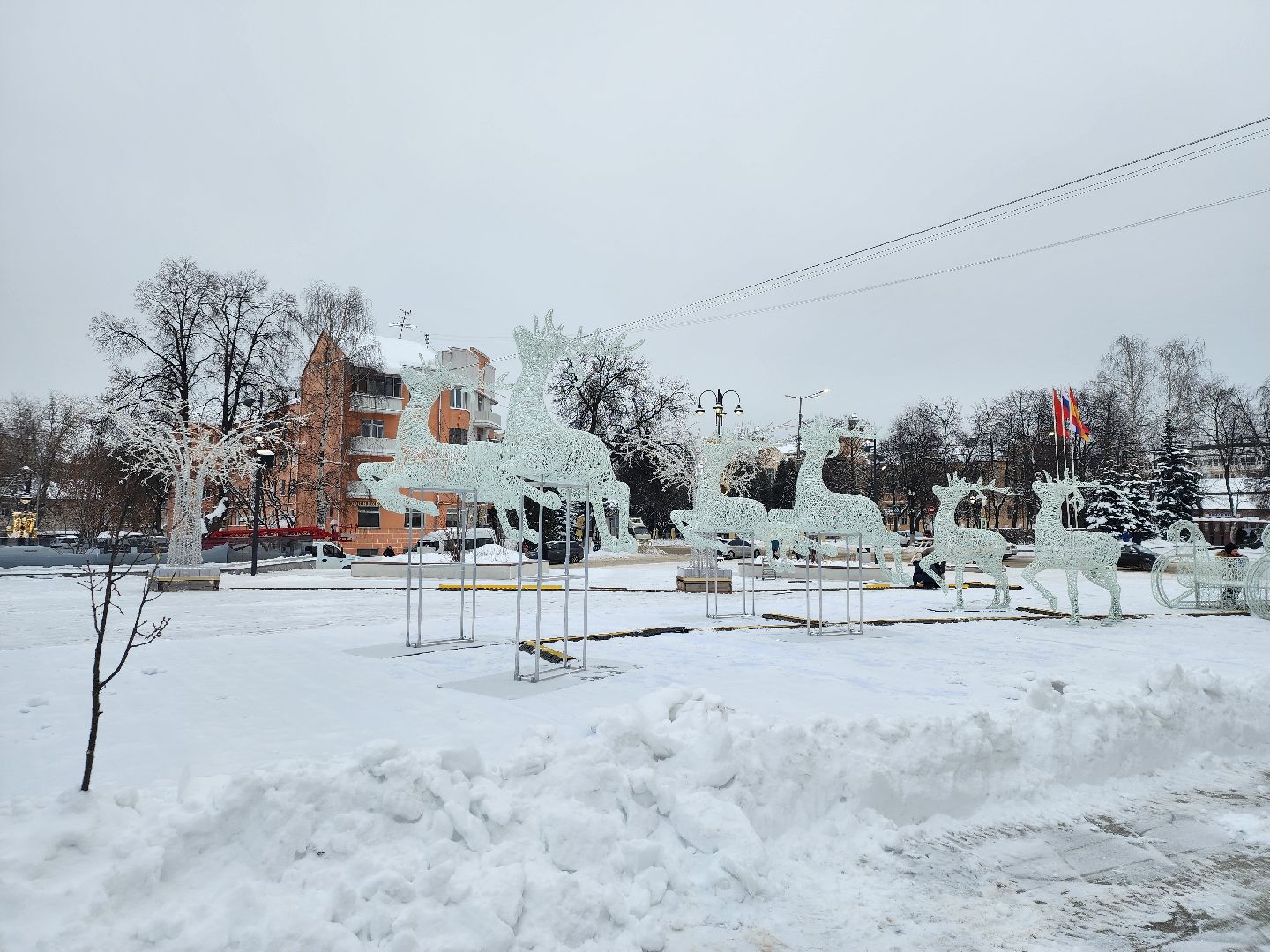 благоустройство, Новый год, украшение города, Ногинск, Богородский городской округ,