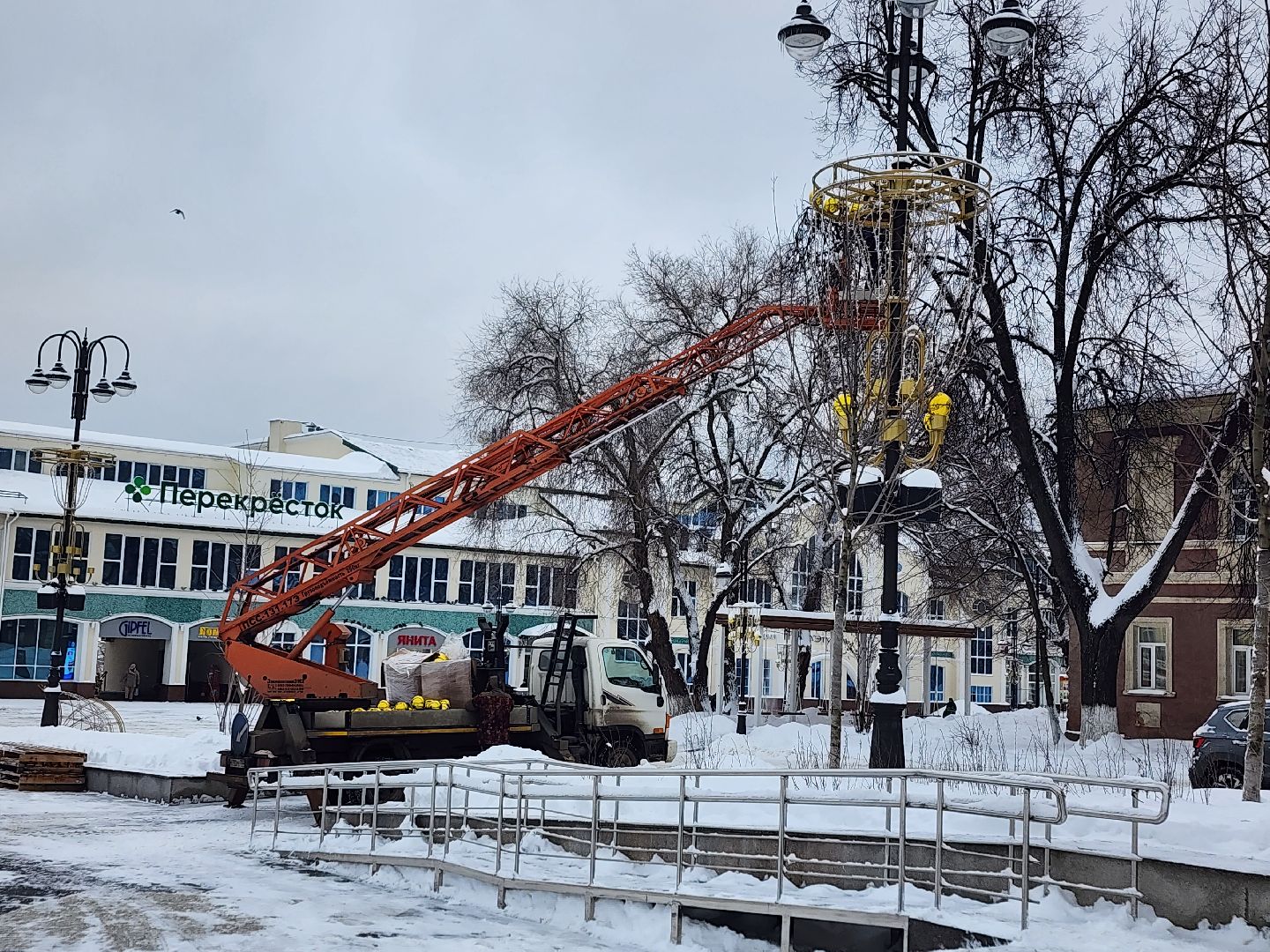 благоустройство, Новый год, украшение города, Ногинск, Богородский городской округ,