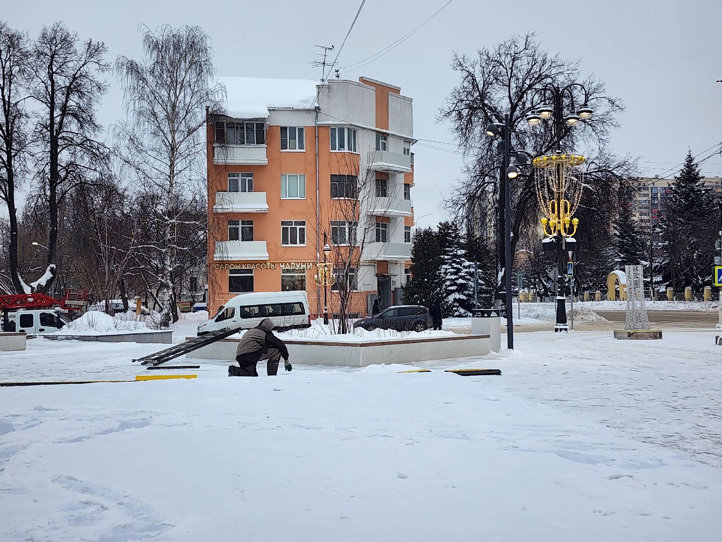 благоустройство, Новый год, украшение города, Ногинск, Богородский городской округ,