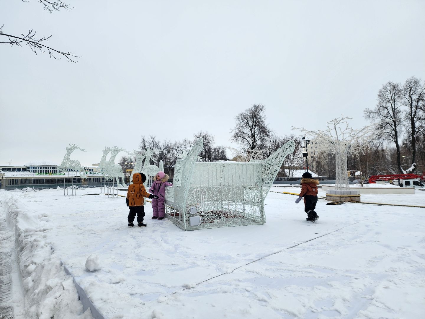 благоустройство, Новый год, украшение города, Ногинск, Богородский городской округ,