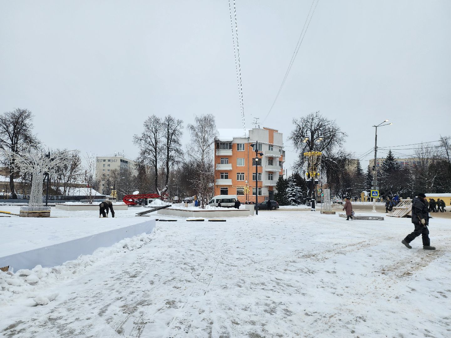благоустройство, Новый год, украшение города, Ногинск, Богородский городской округ,