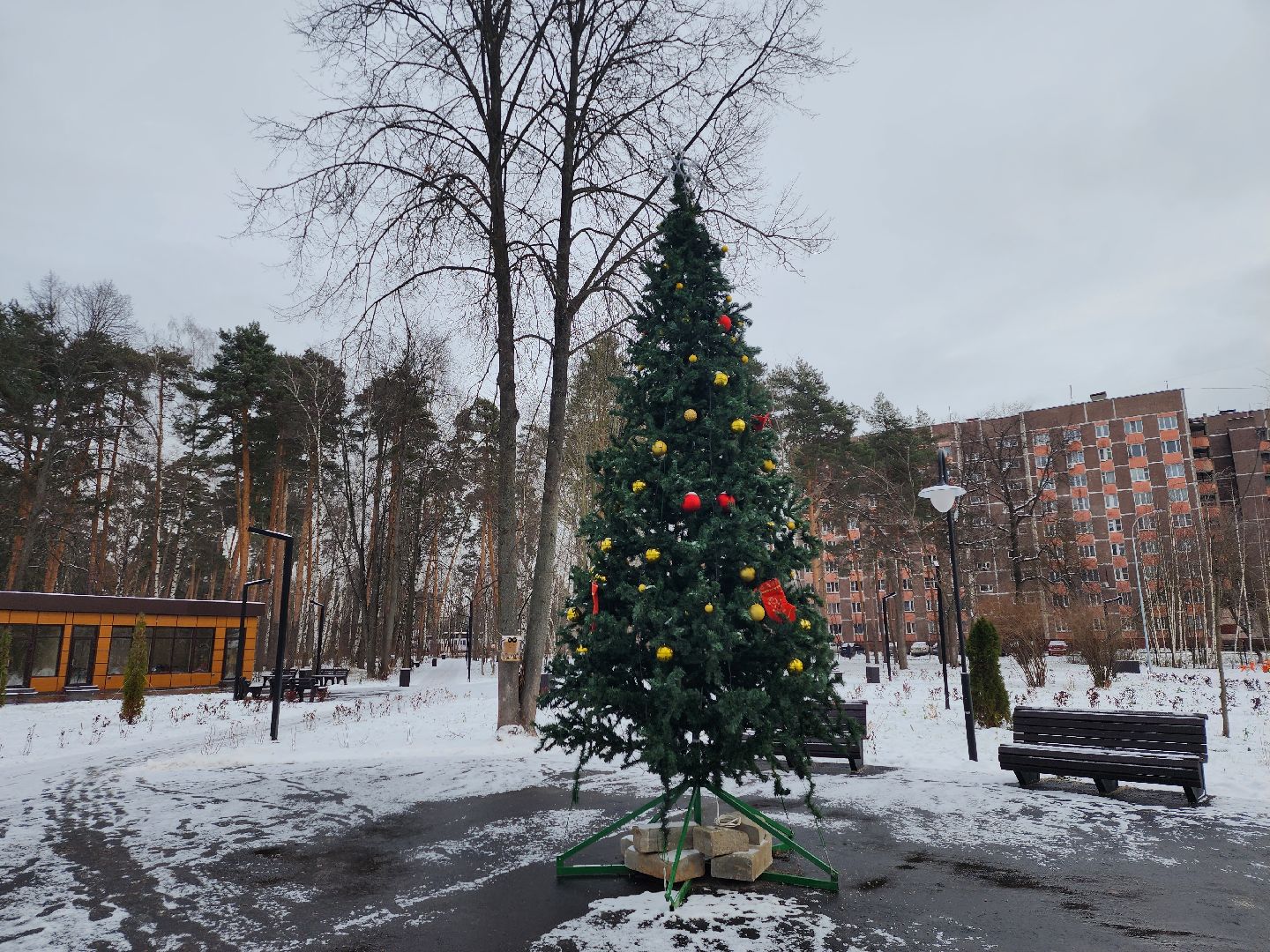 благоустройство, Новый год, украшение города, Ногинск, Богородский городской округ,