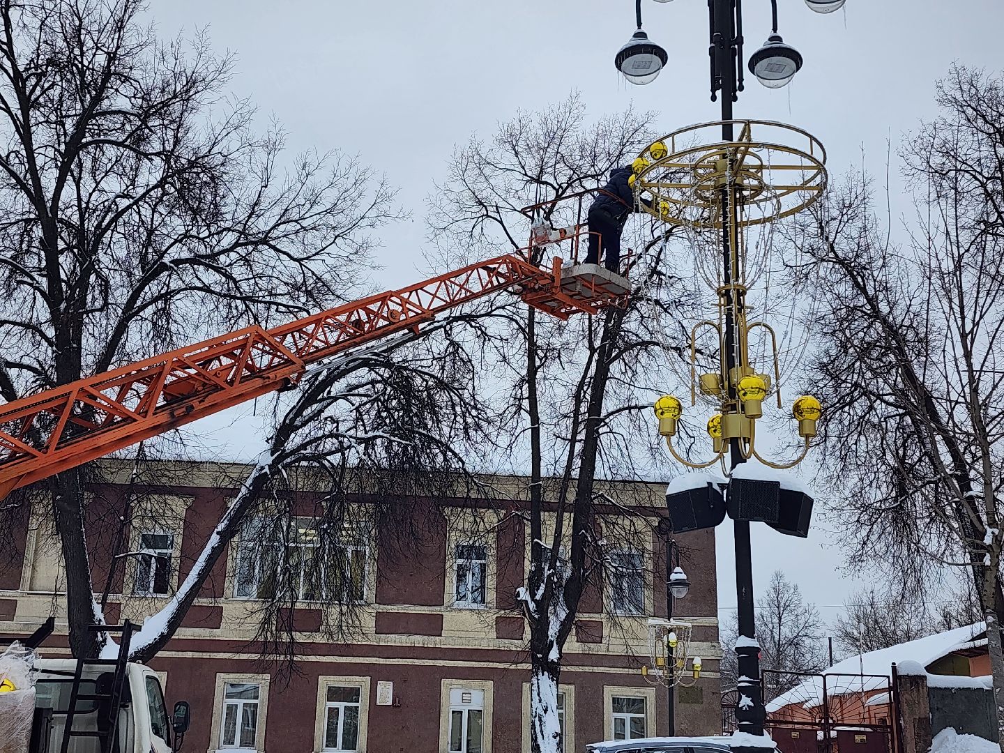 благоустройство, Новый год, украшение города, Ногинск, Богородский городской округ,
