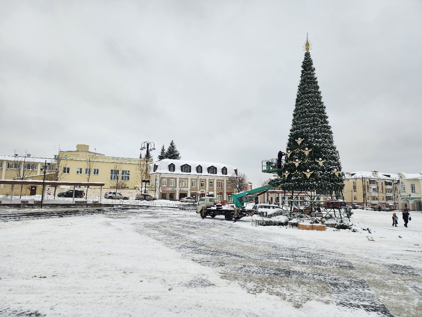 благоустройство, Новый год, украшение города, Ногинск, Богородский городской округ,