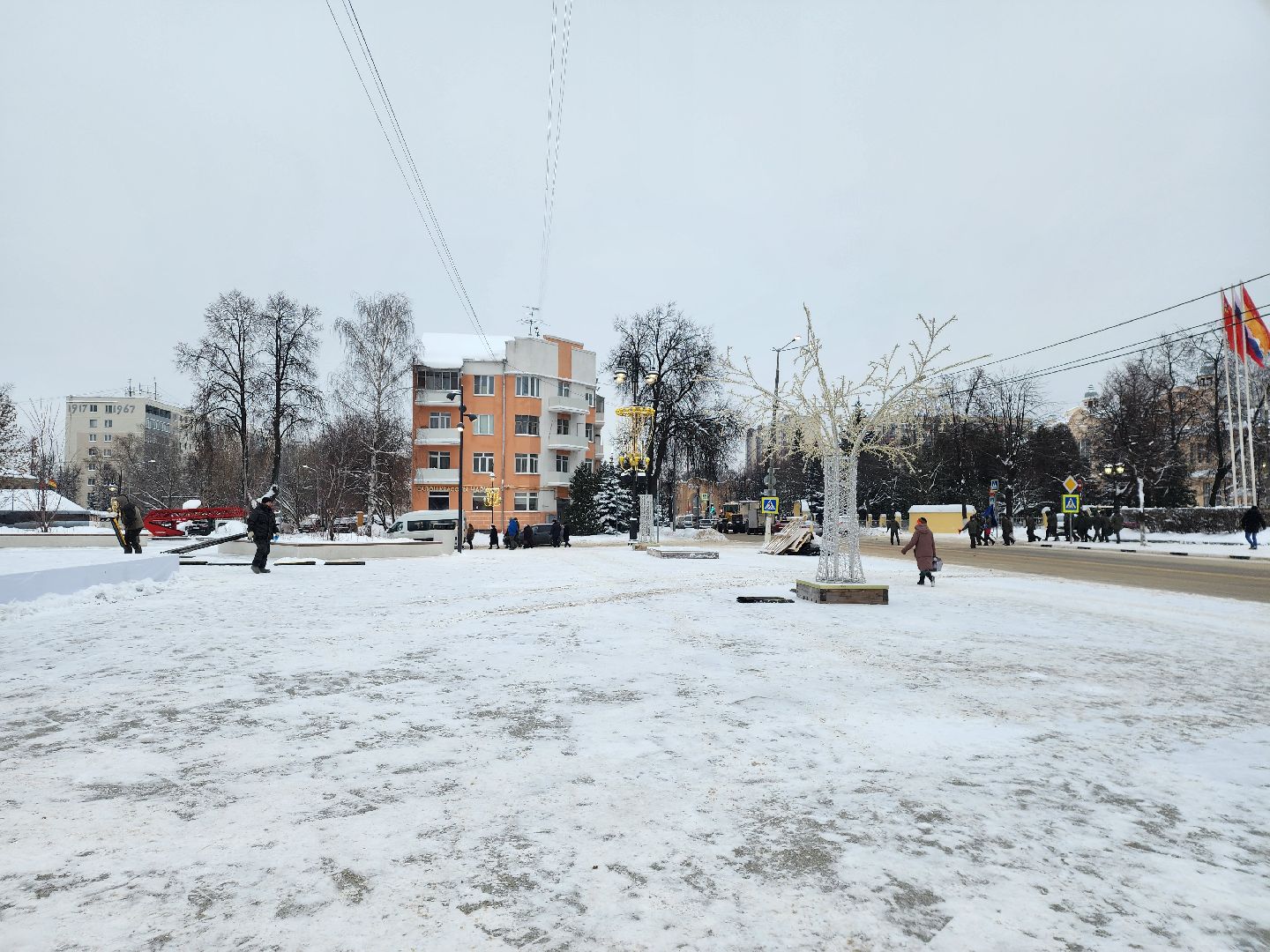 благоустройство, Новый год, украшение города, Ногинск, Богородский городской округ,