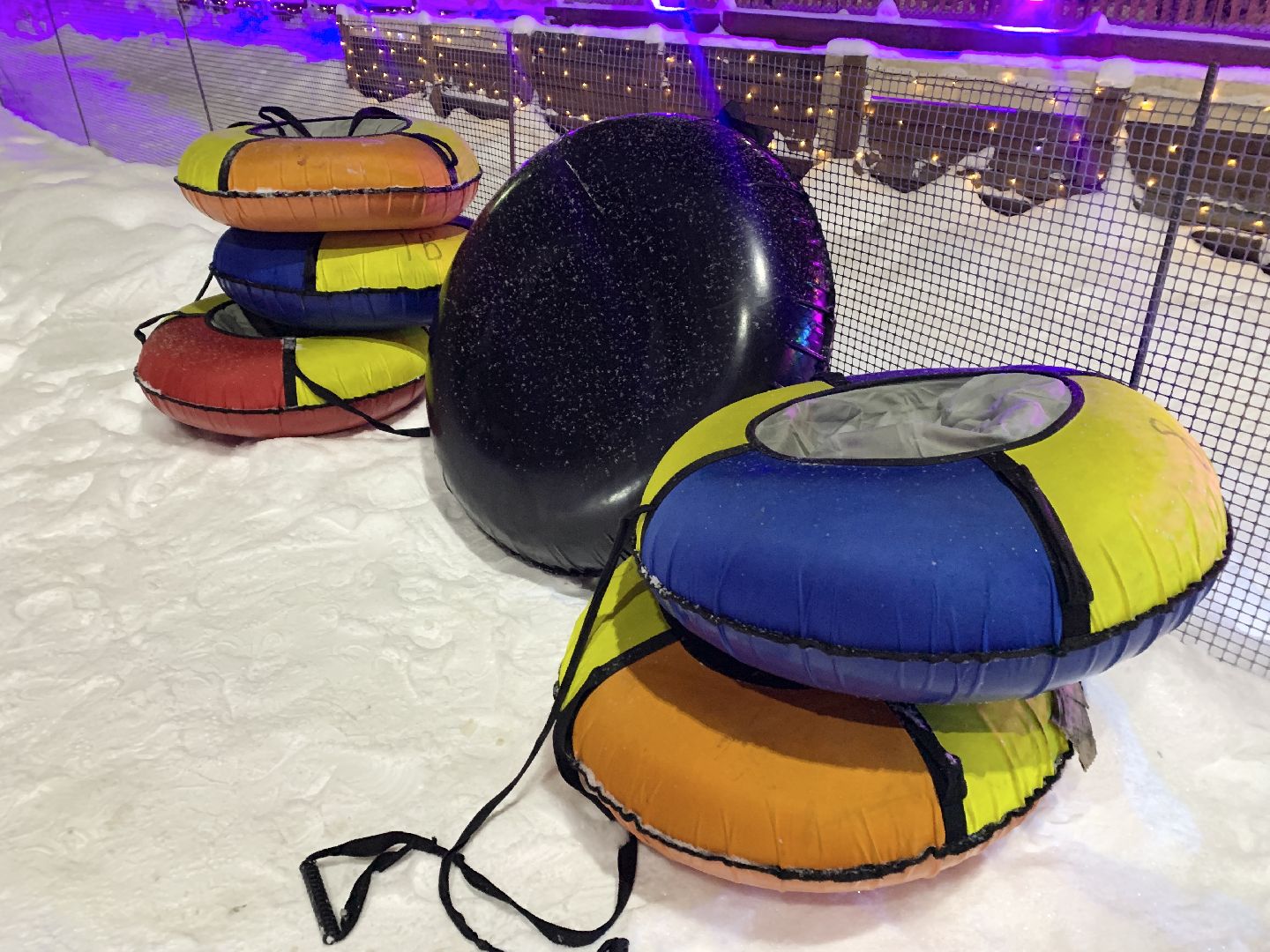 Балашиха, Подмосковье, Общество, Зимний городок аттракционов, Горки,