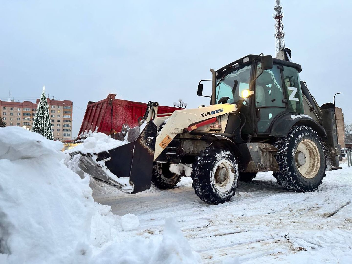 уборка дворов, снегоуборка, жкх, Наро-Фоминск,
