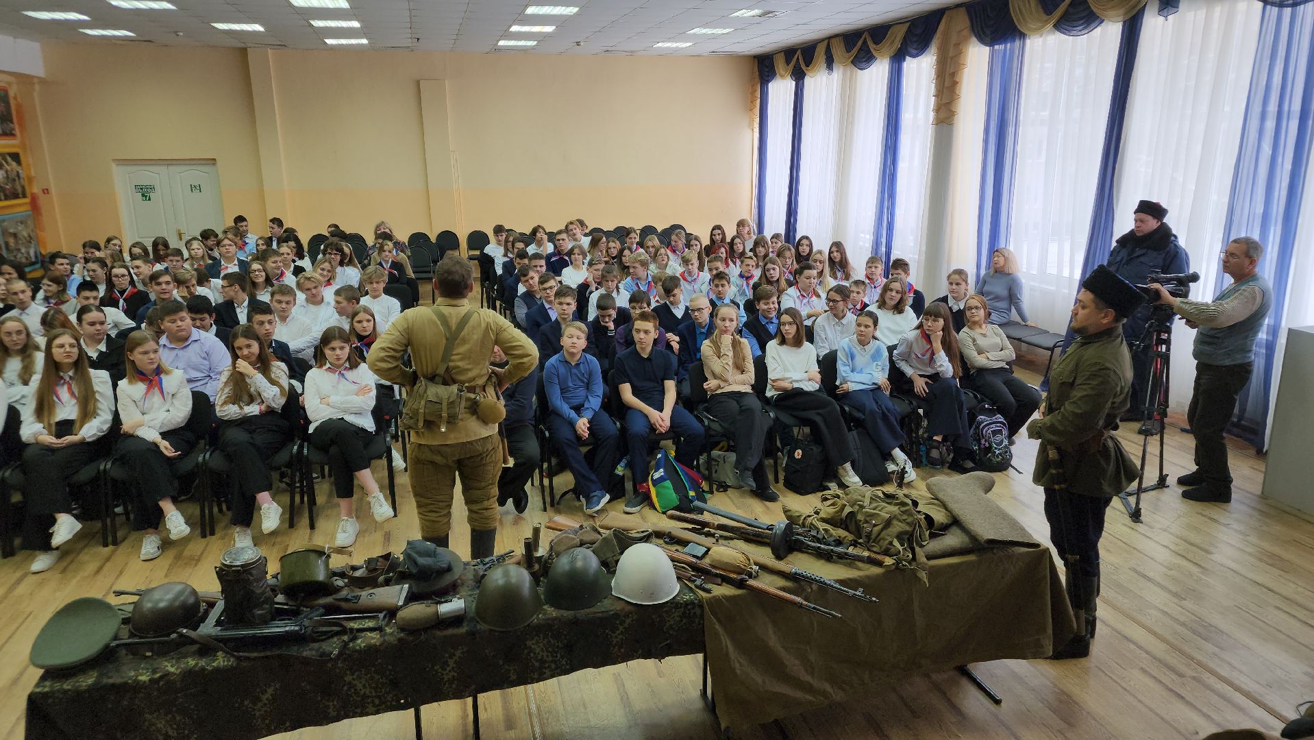 ступино, урок живой истории, битва за москву,