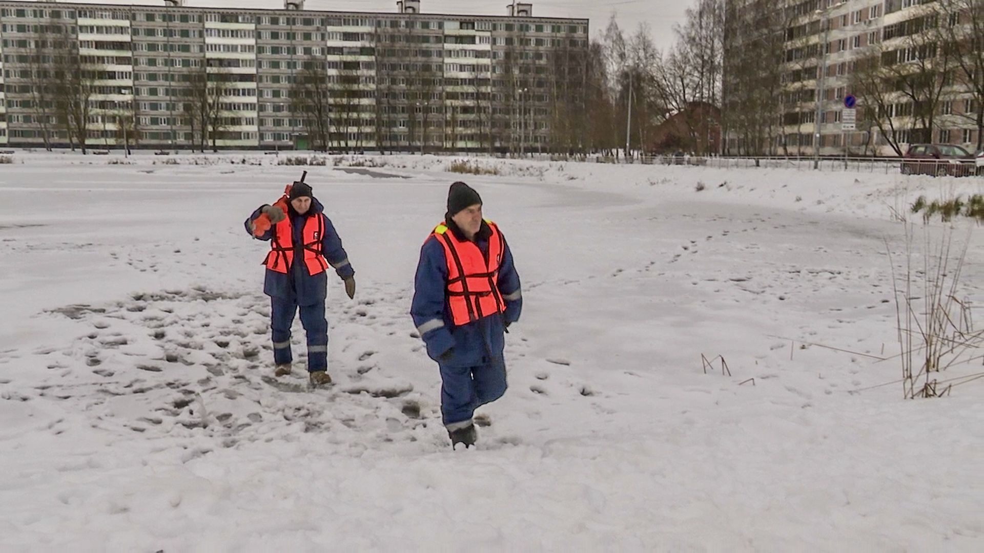 Клин, общество, спасатели, зима, лед,