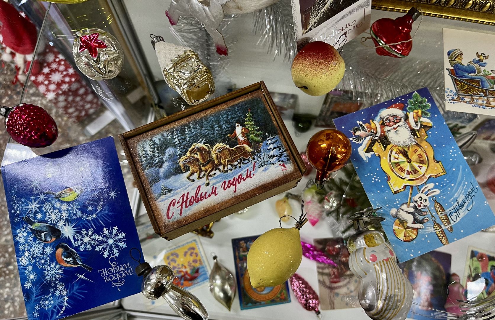 наро-фоминск, зима в подмосковье, новый год, Игрушки из ваты, Советский Новый год,