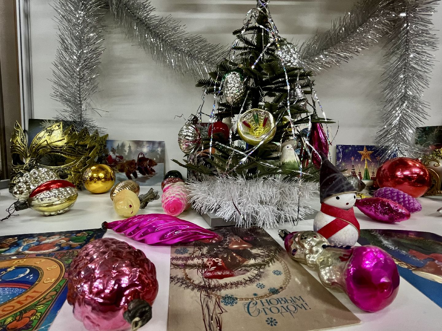 наро-фоминск, зима в подмосковье, новый год, Игрушки из ваты, Советский Новый год,