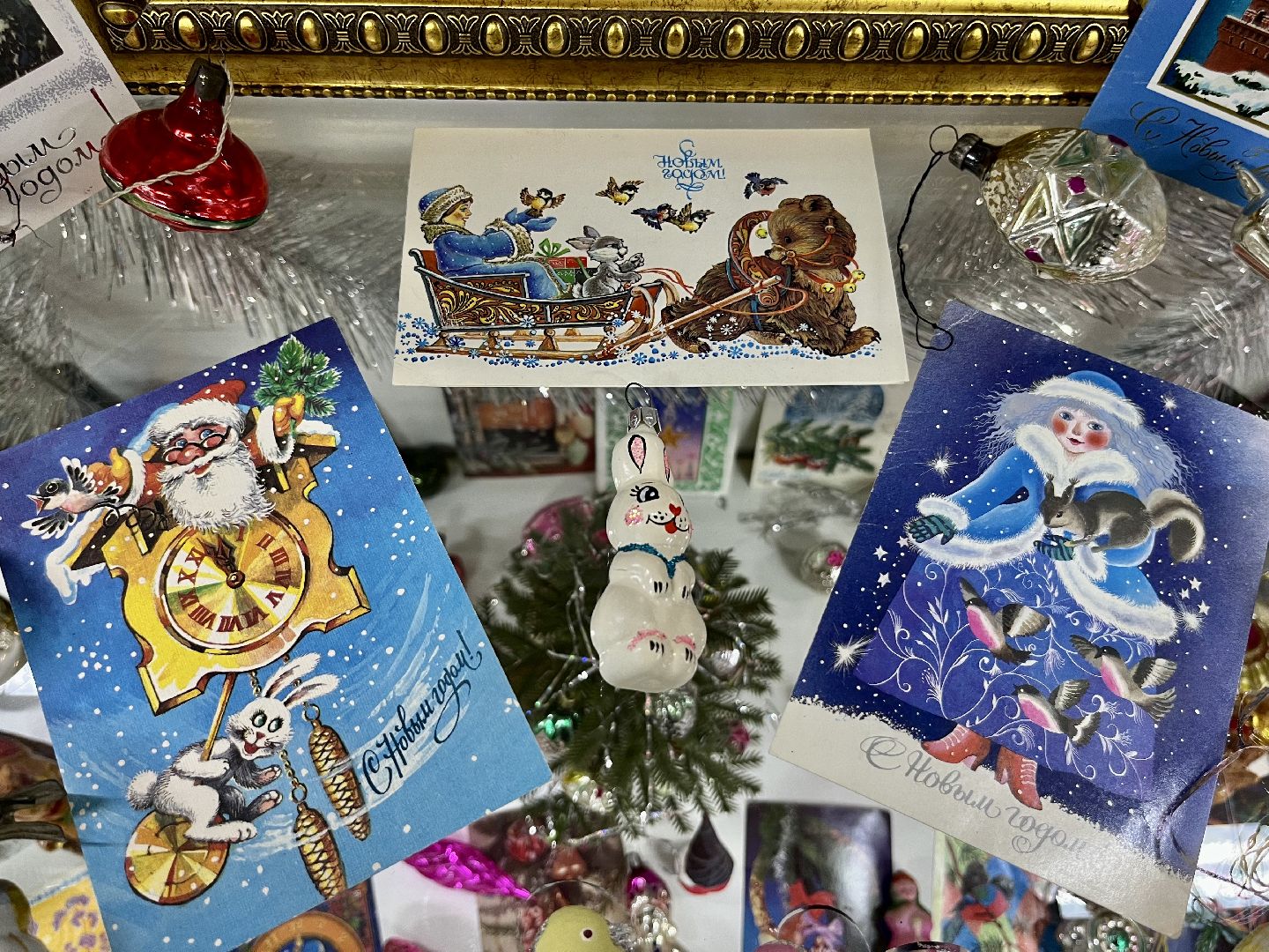 наро-фоминск, зима в подмосковье, новый год, Игрушки из ваты, Советский Новый год,