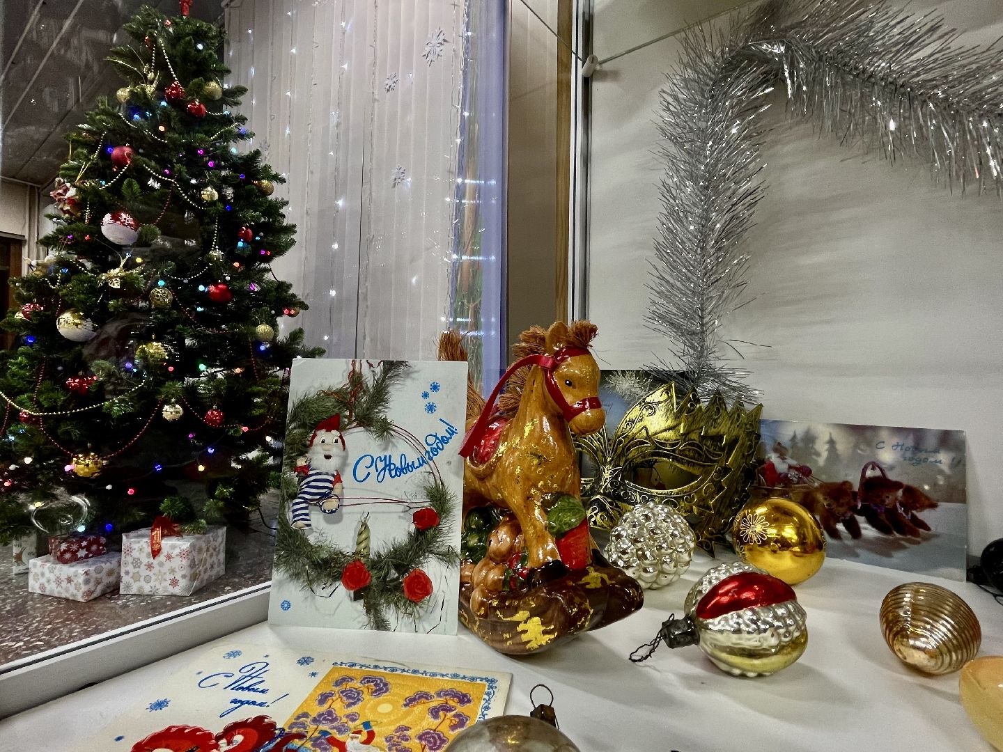 наро-фоминск, зима в подмосковье, новый год, Игрушки из ваты, Советский Новый год,