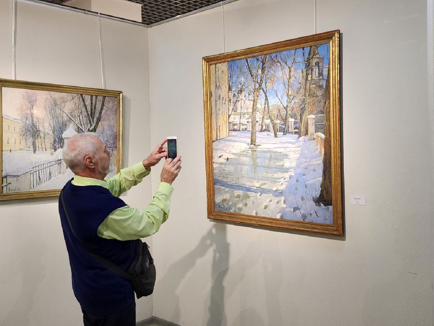 мытищи, галерея искусств, Сергей Смирнов, Выставка, зима в подмосковье, Художественный институт имени Сурикова,