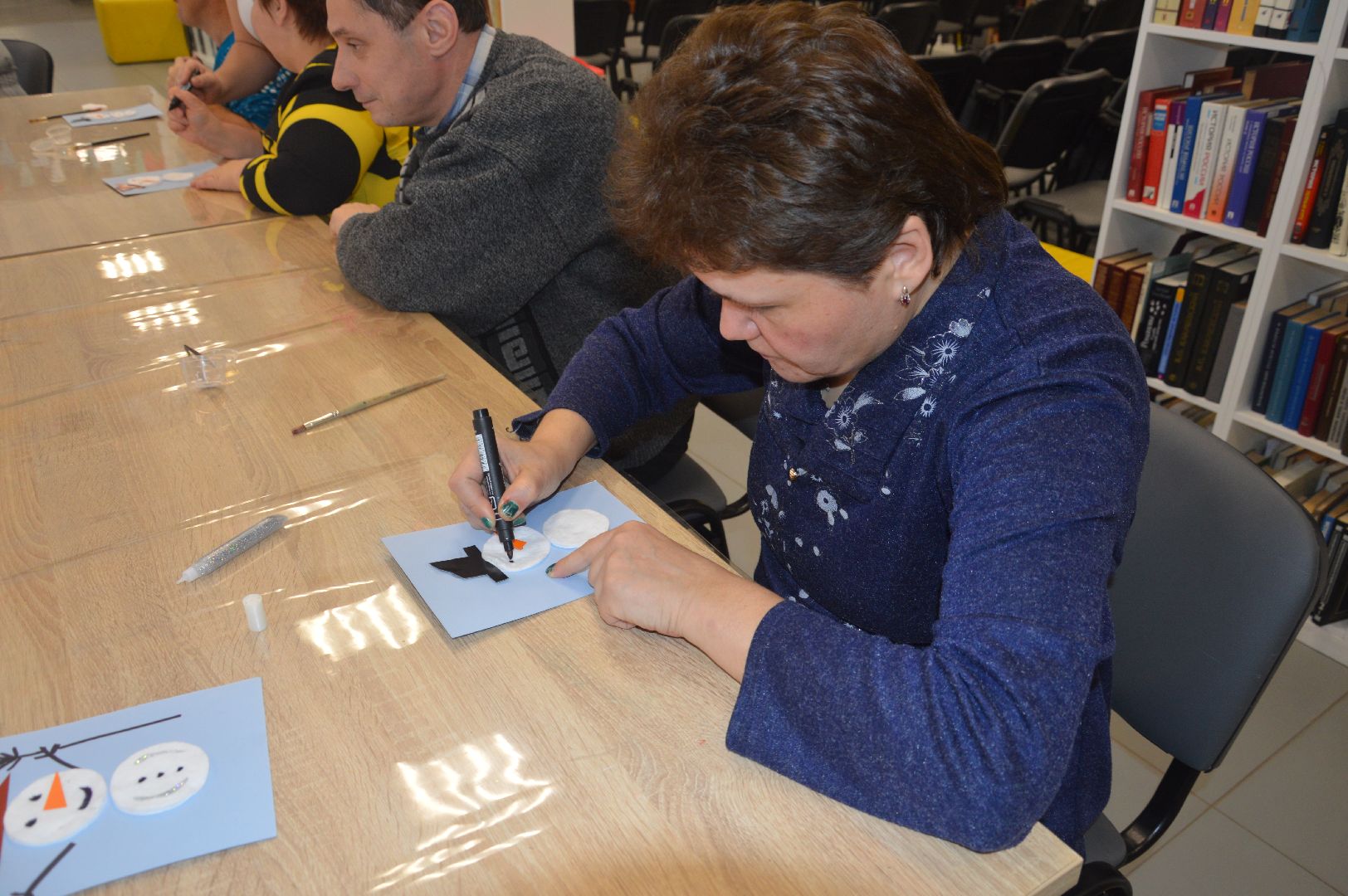 шатура, библиотека, librarian, master class, snowmen,