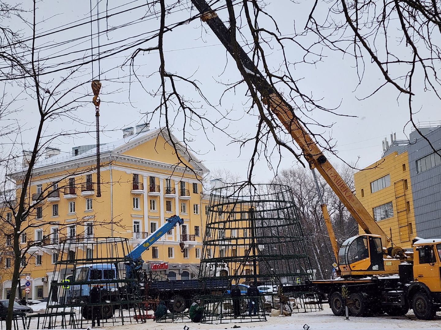 воскресенск, благоустройство, елка, город, новый год,