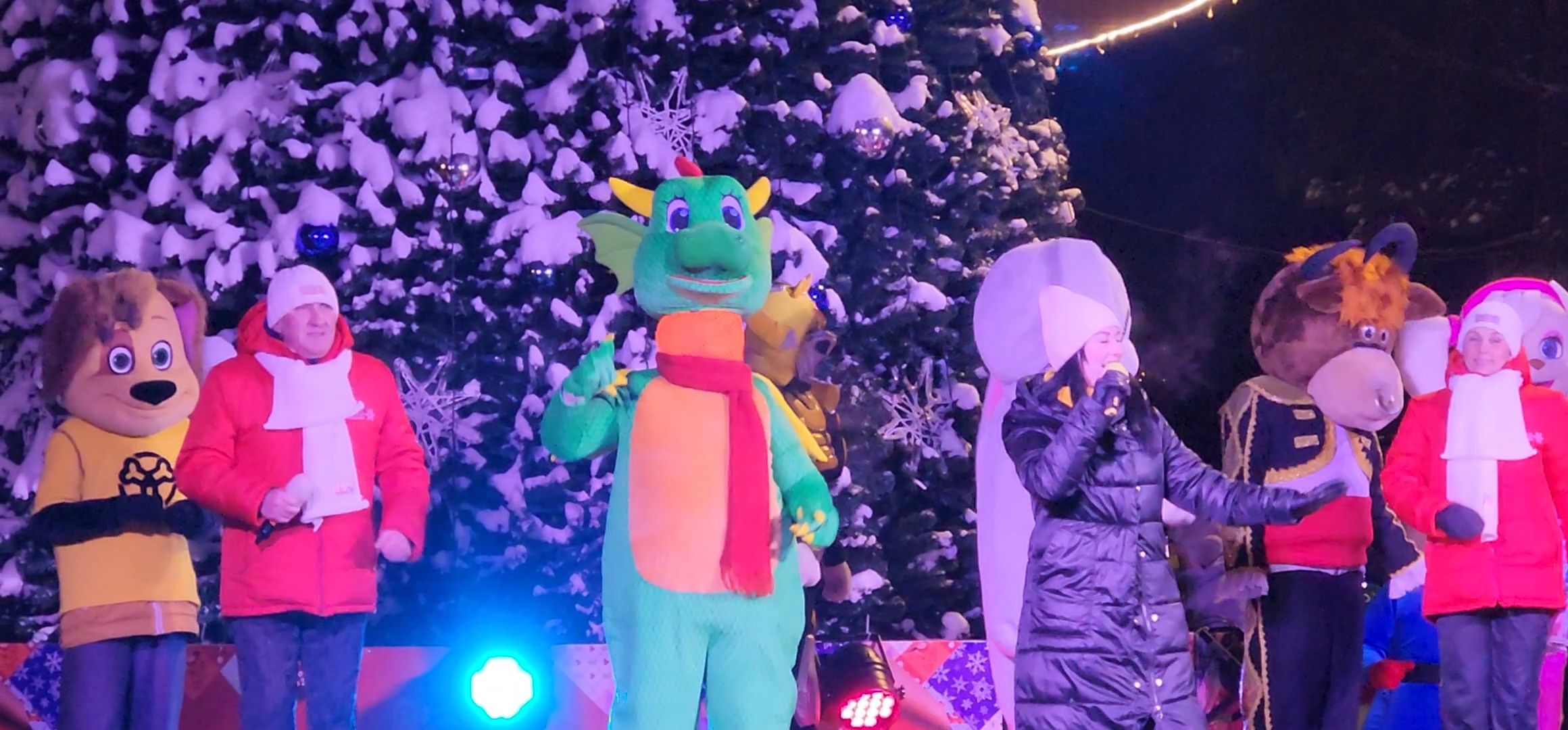 Коломна, Озеры, главная елка, новогодняя елка, открытие городской елки, новый год,