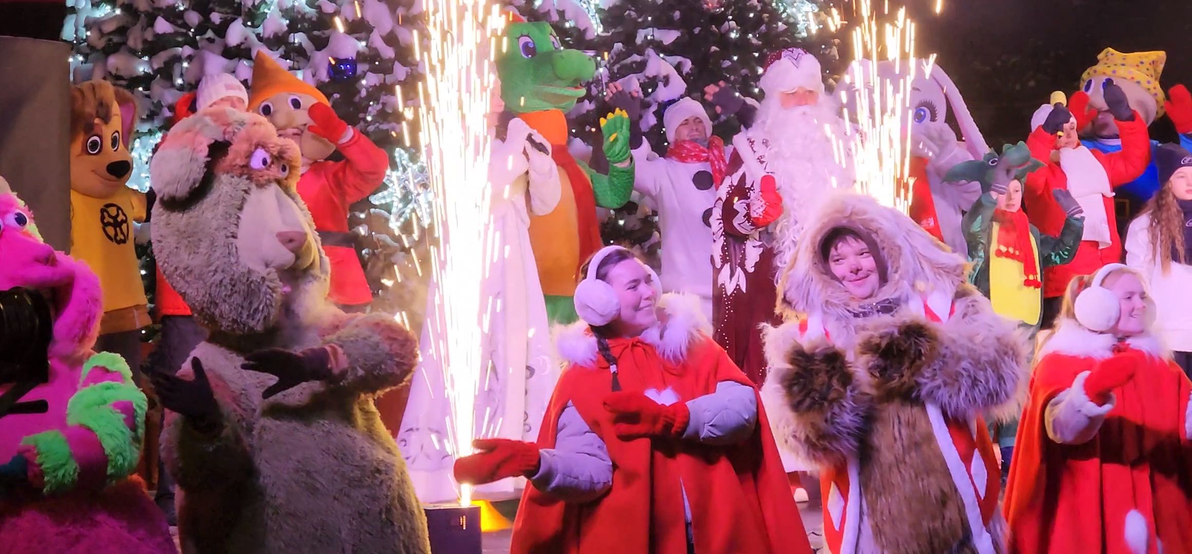 Коломна, Озеры, главная елка, новогодняя елка, открытие городской елки, новый год,