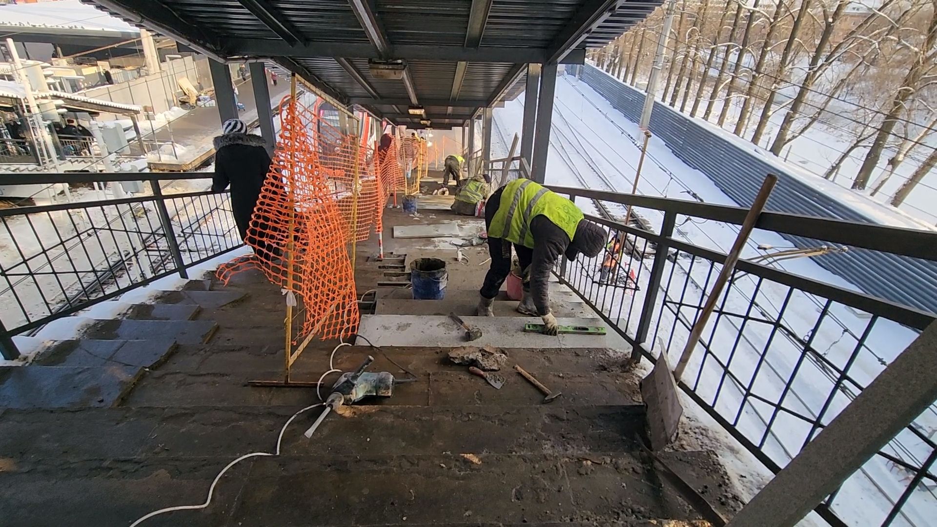 Одинцово, ремонт, мост, железная дорога, станция, ржд,