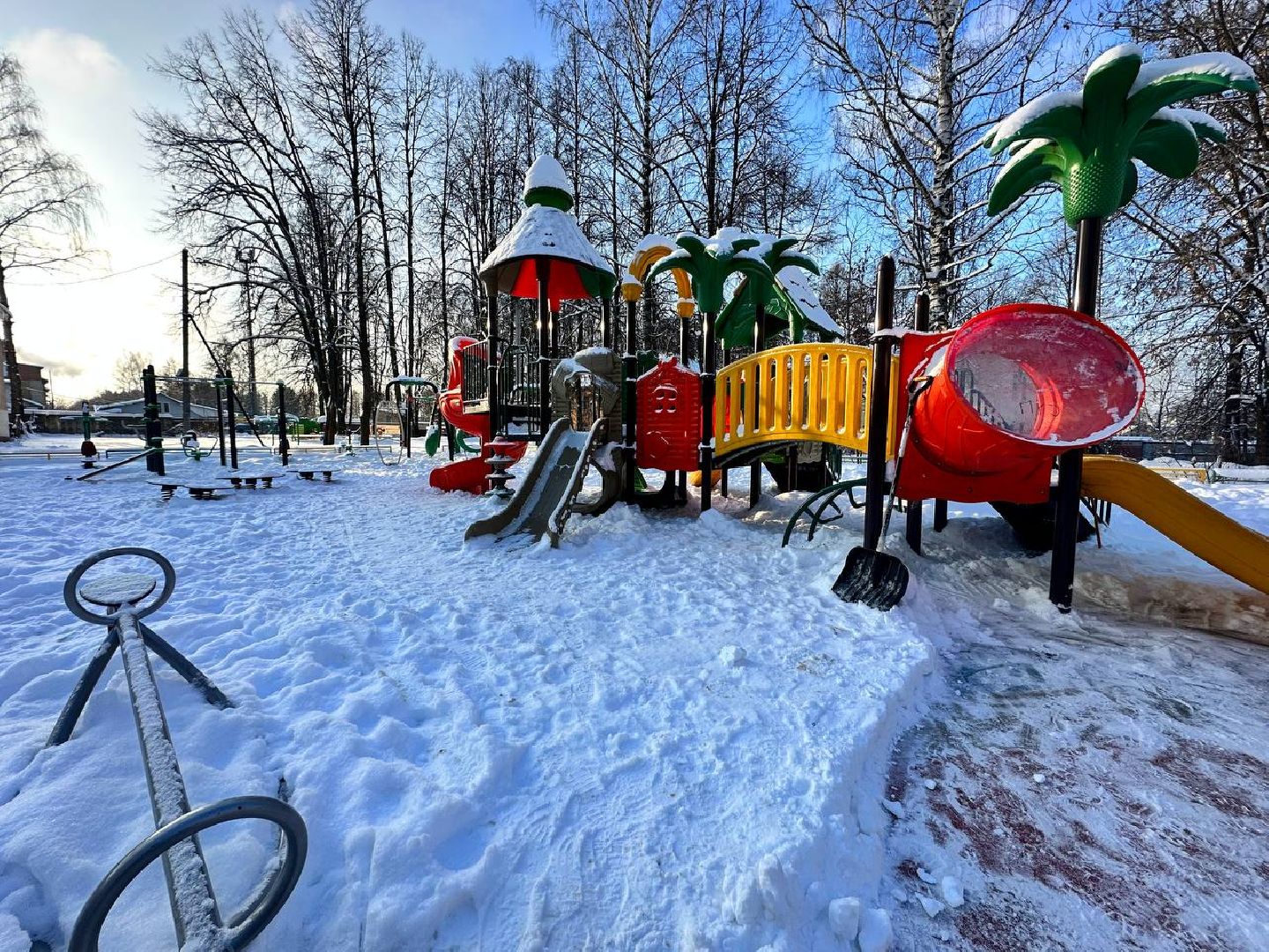 детская игровая площадка, уборка общественных территорий, наро-фоминск,