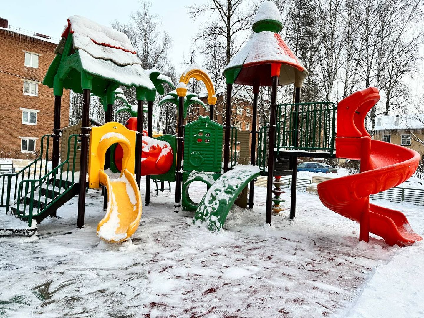 детская игровая площадка, уборка общественных территорий, наро-фоминск,