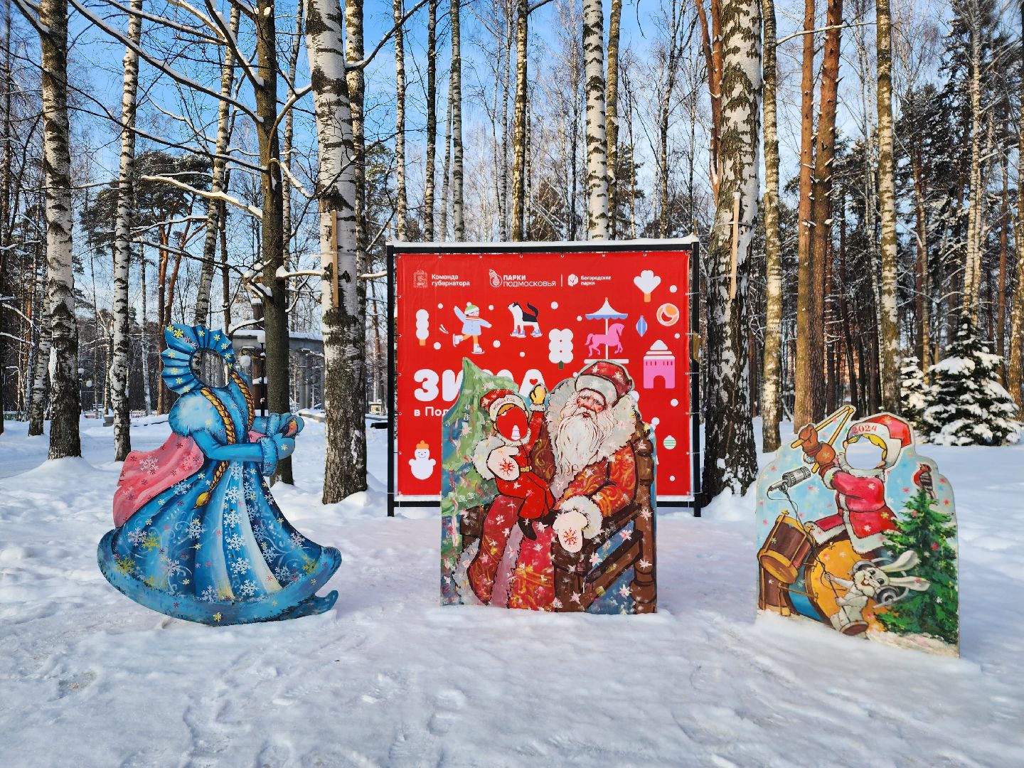 Богородские парки, Новый год, каток, Ногинск, Богородский городской округ,