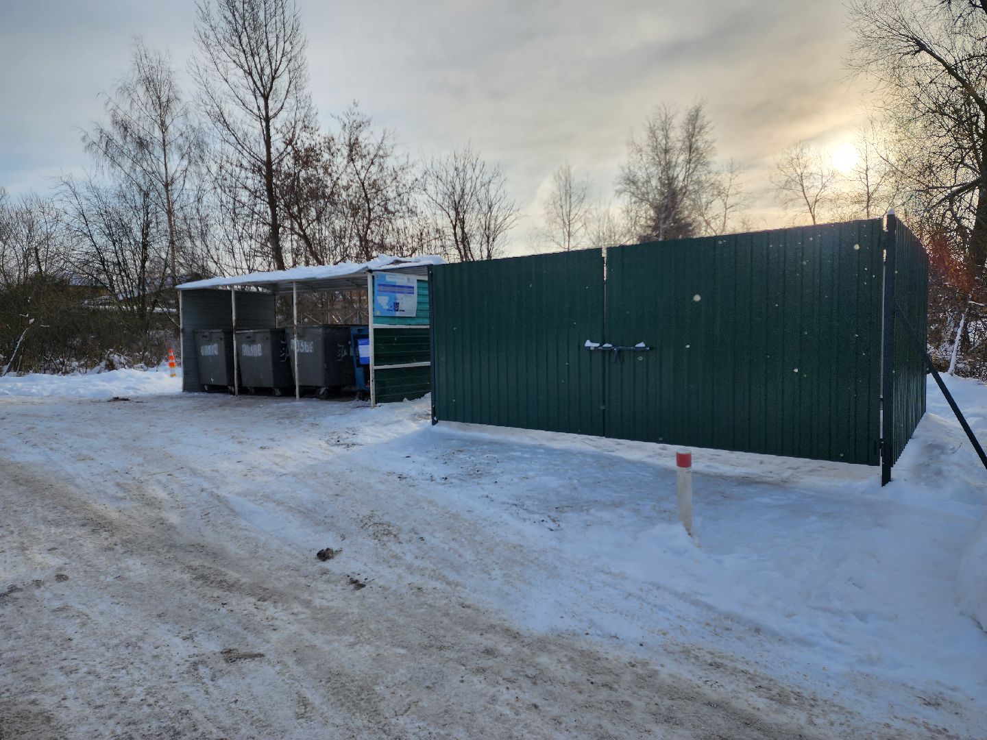 раменское, жкх, контейнерные площадки, в селе Загорново модернизировали контейнерную площадку,