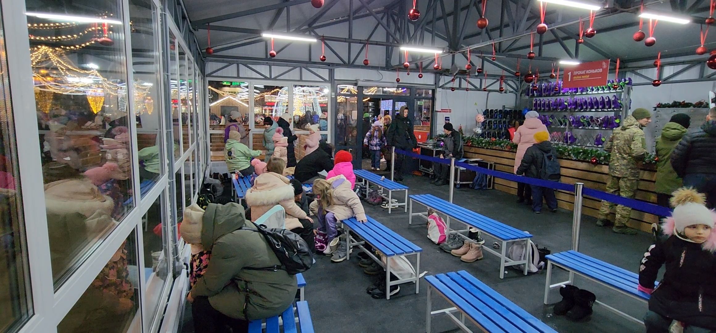 Коломна, зима в подмосковье, каток, искусственный лед,