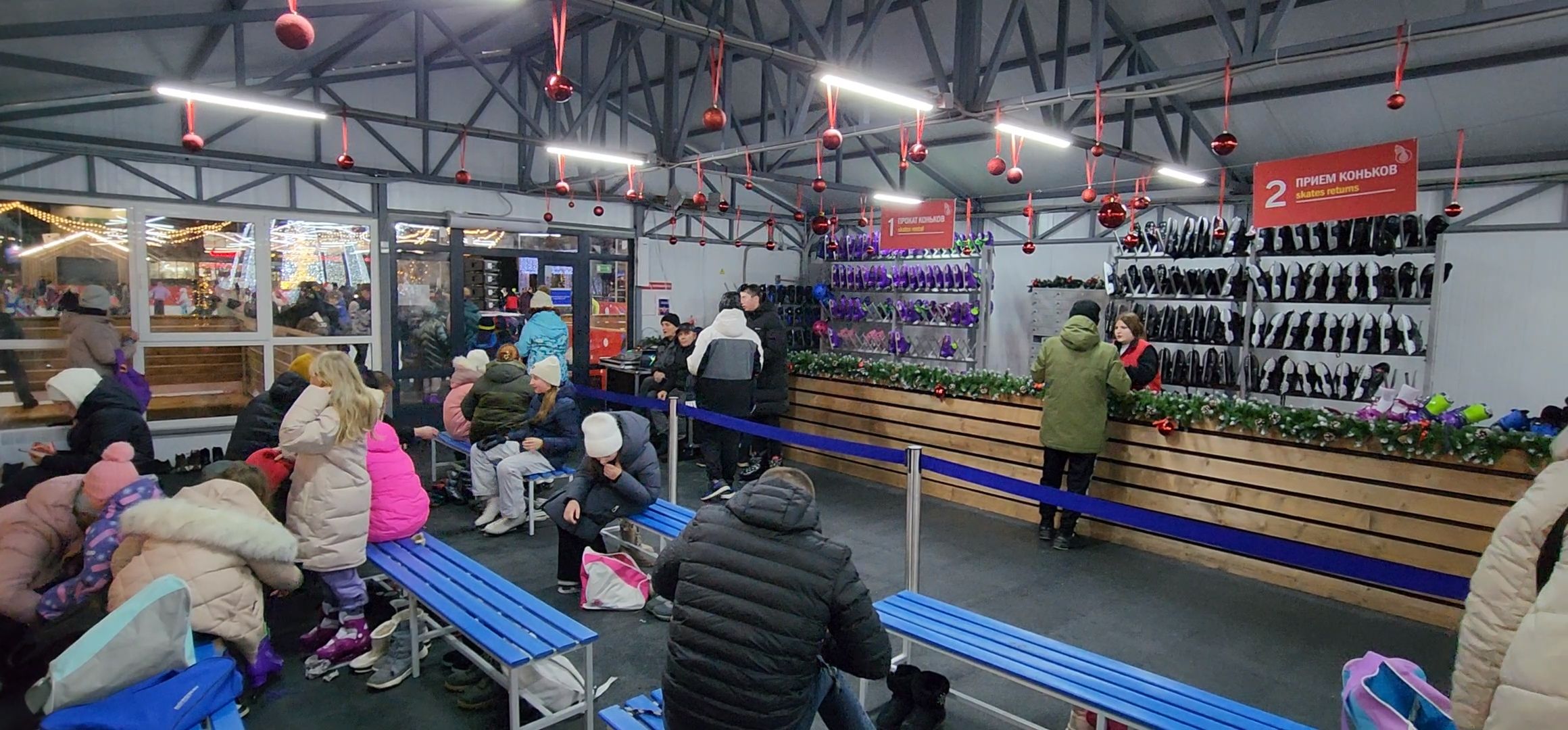 Коломна, зима в подмосковье, каток, искусственный лед,