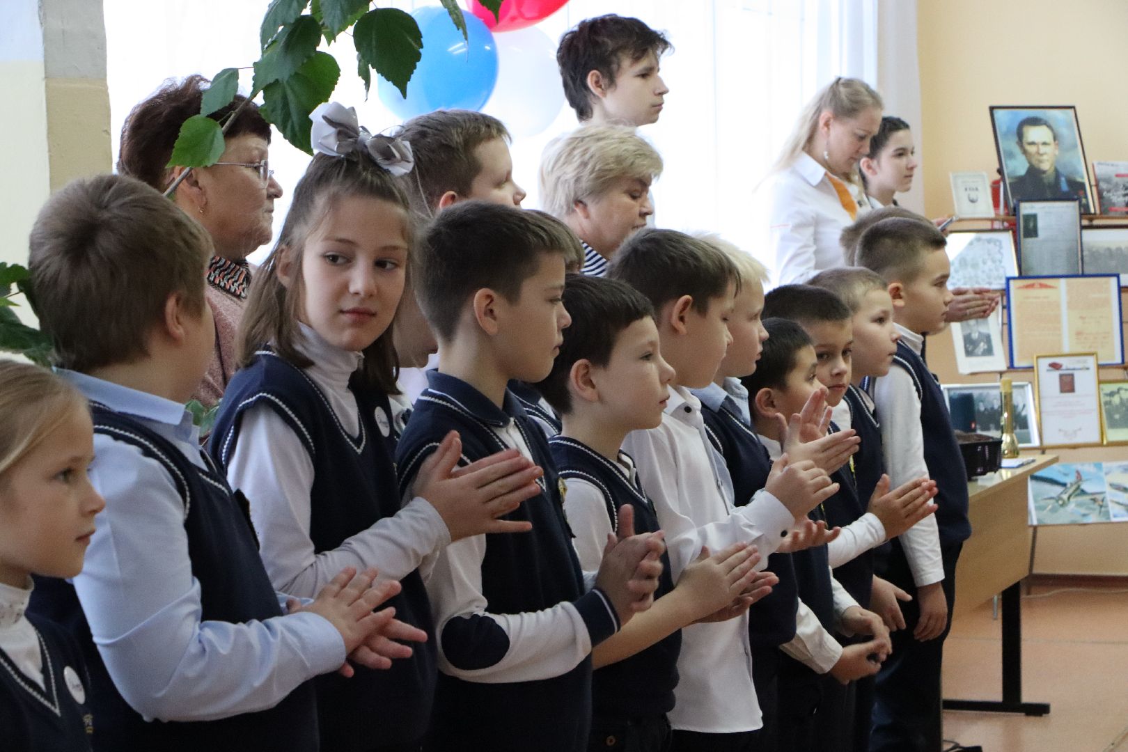 парта героя, Василий Харитонов, летчик, Петрово, Серебряные Пруды, Проект Новая школа,