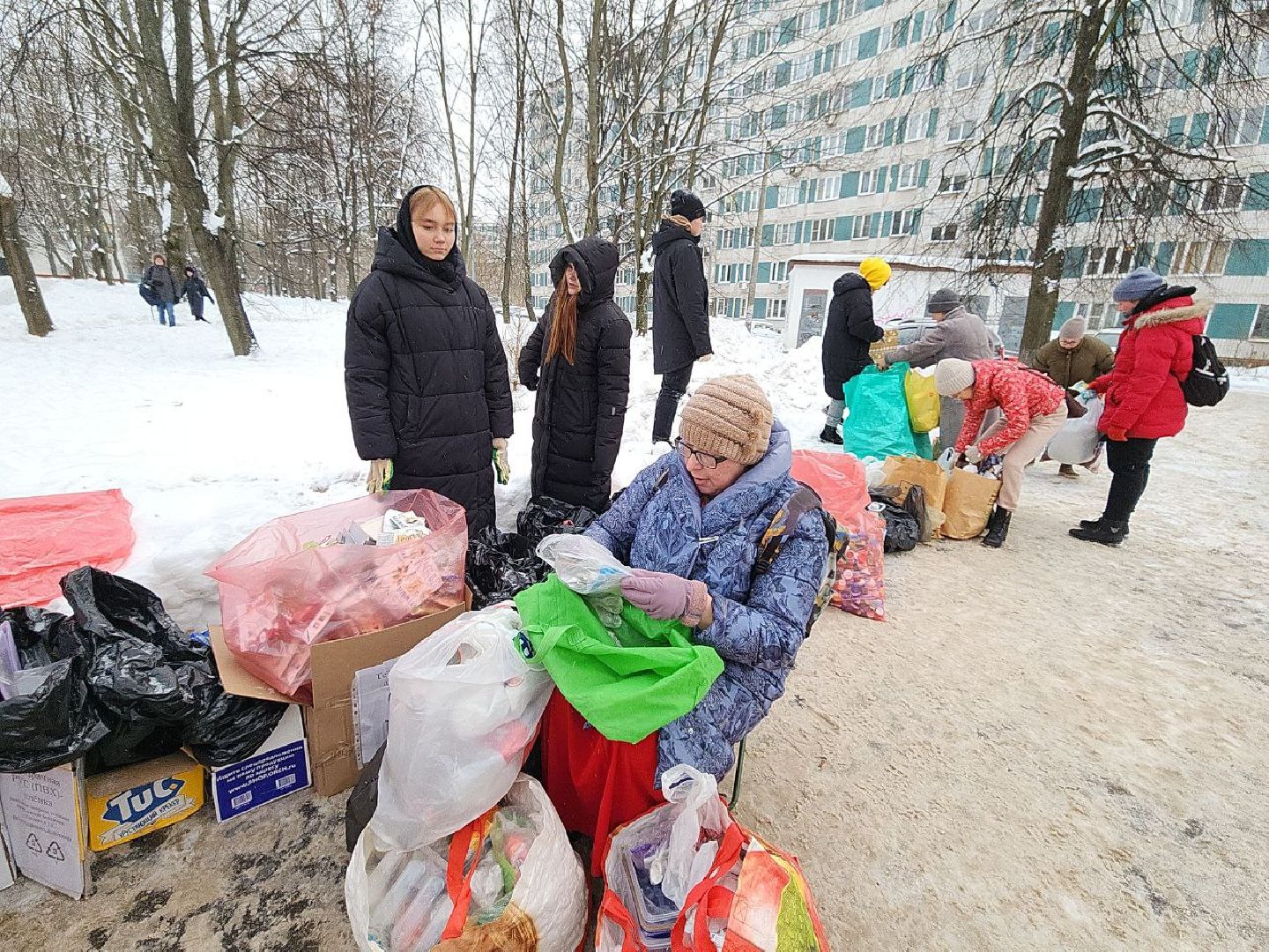 экология, акция, раздельный сбор мусора, видное,