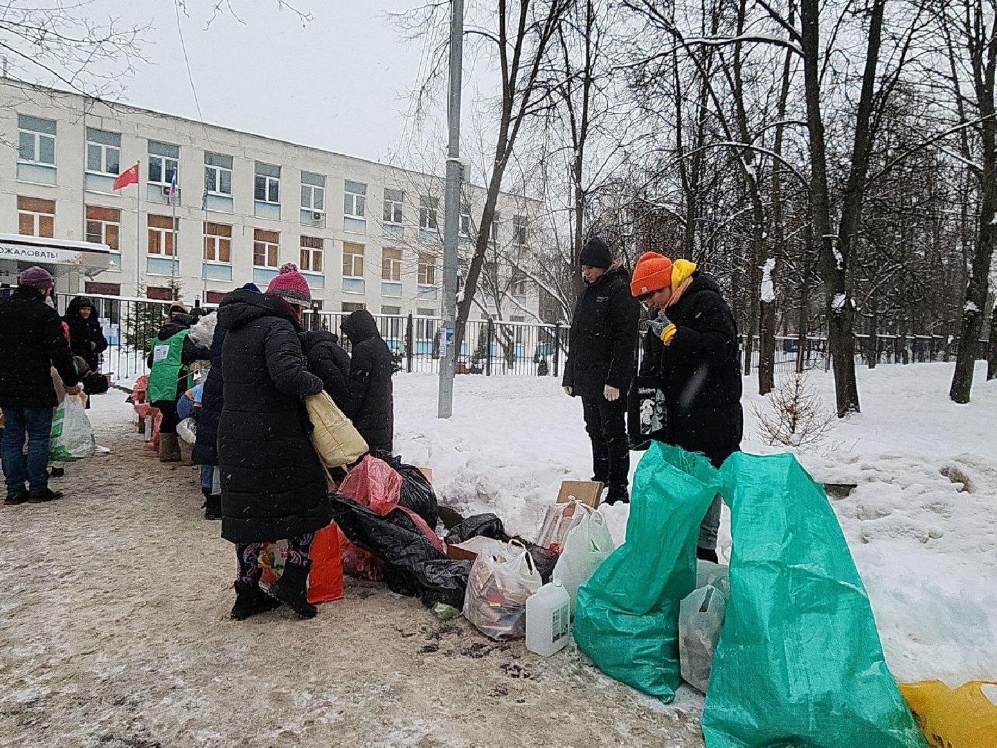 экология, акция, раздельный сбор мусора, видное,