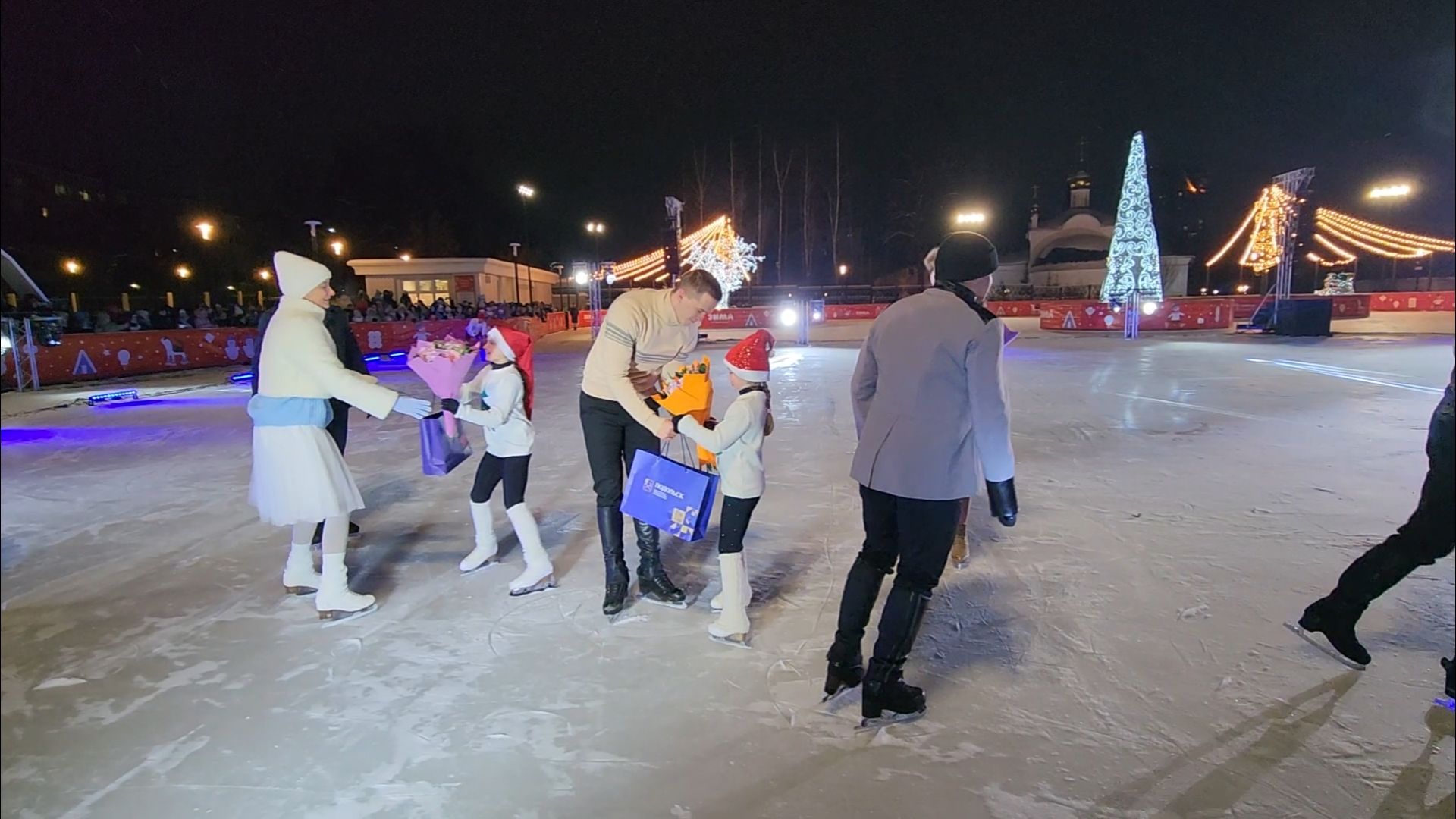 подольск, парк, фигуристы,