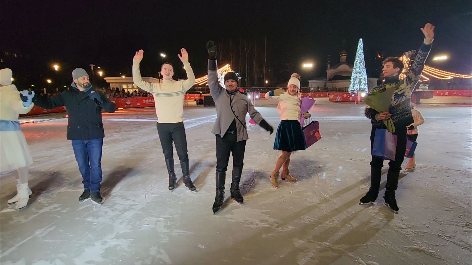 подольск, парк, фигуристы,