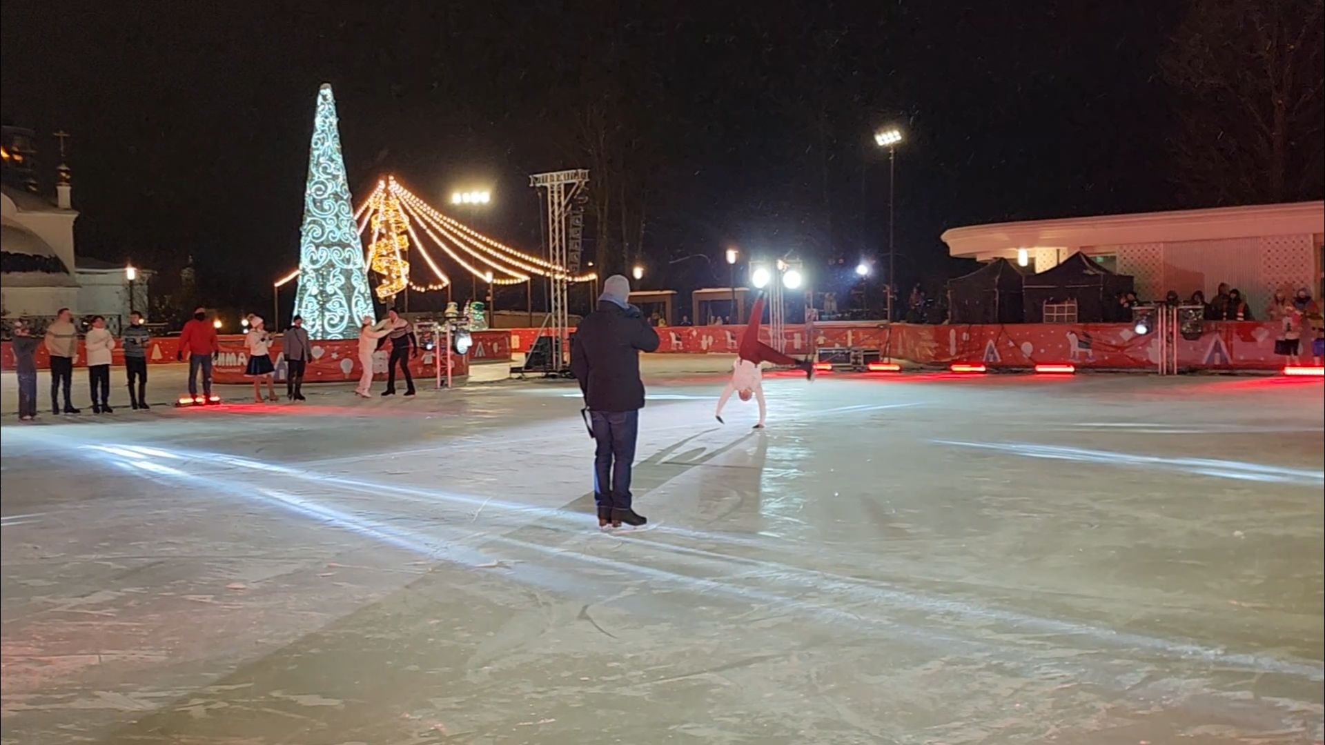 подольск, парк, фигуристы,