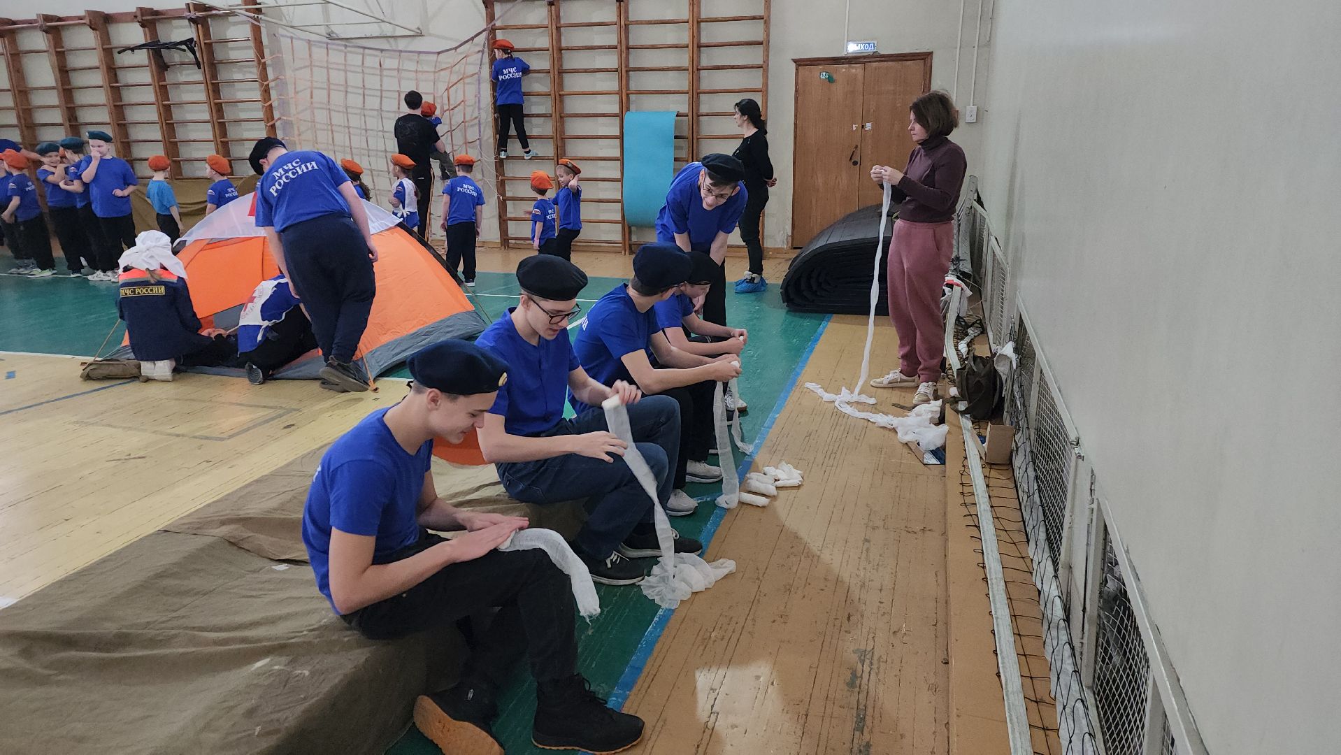 Отряд, резерв МЧС, гимназия 1, Михеенкова, Аубакиров, Винник, открытый урок,