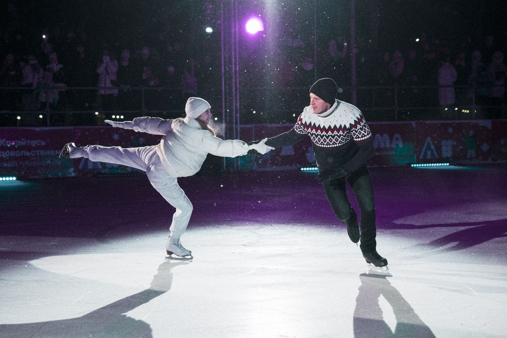 ледовое шоу, илья авербух, Алексей Ягудин, зима в подмосковье, Домодедово,
