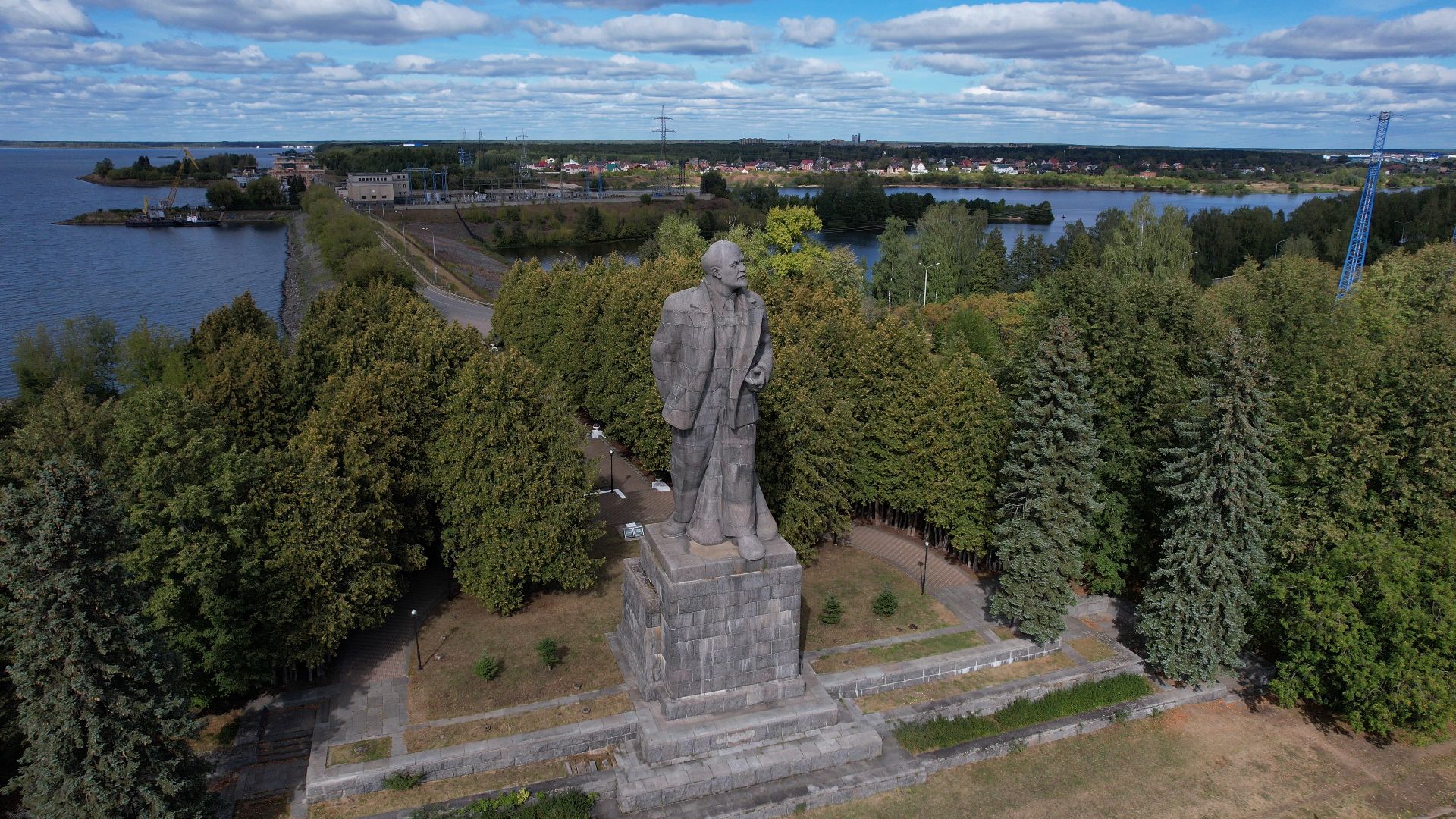 видео с коптера,