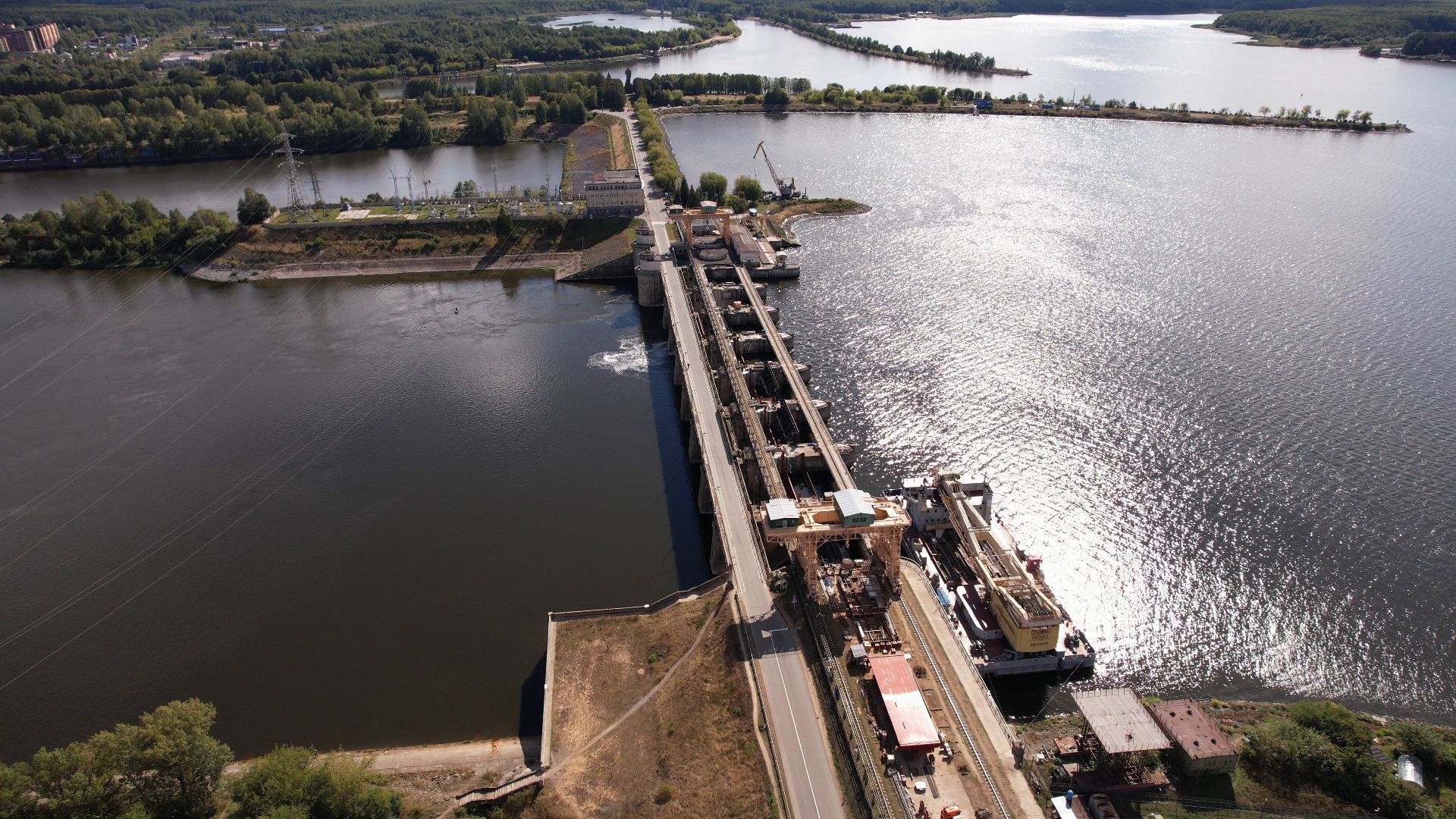 видео с коптера,