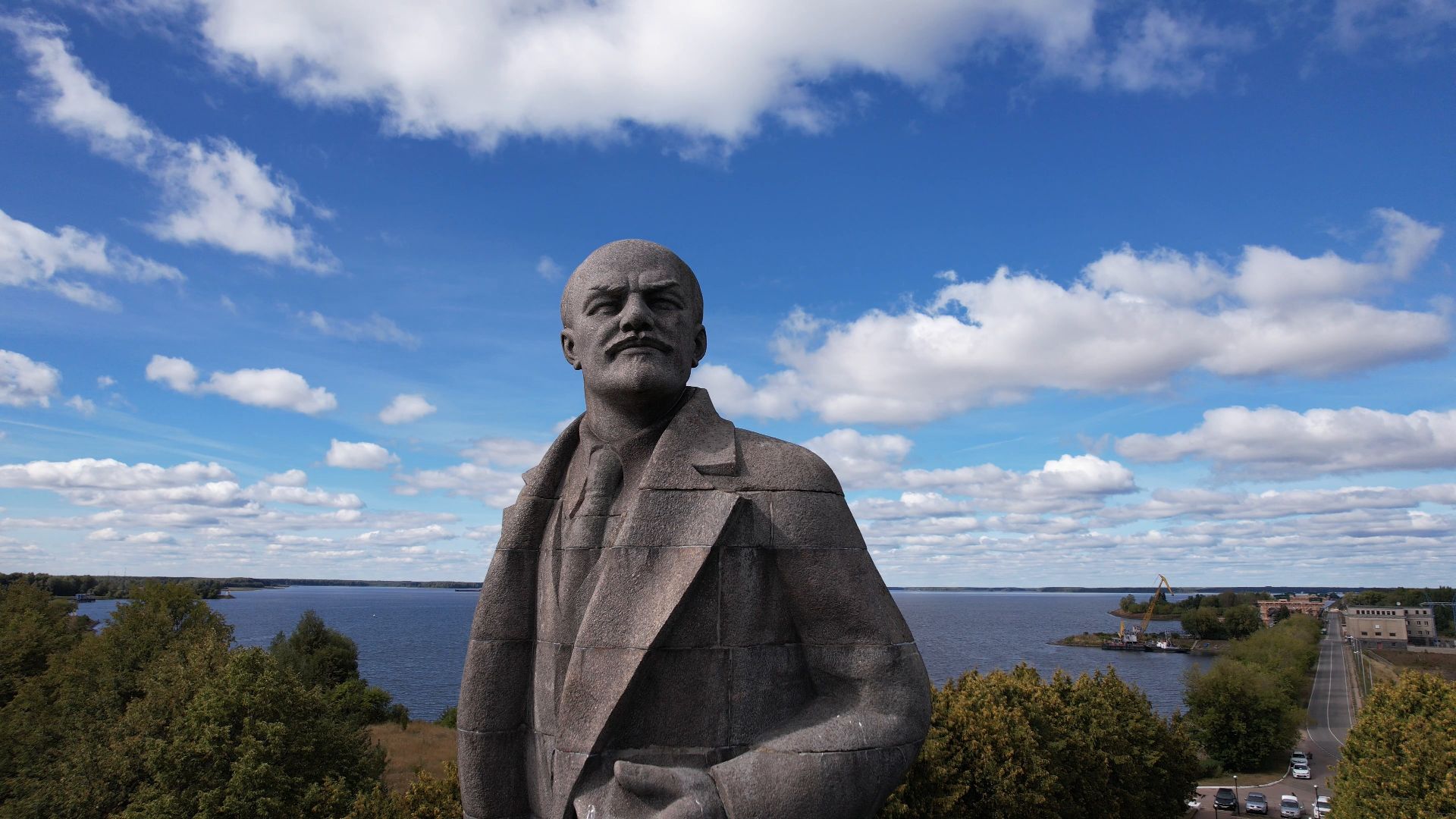 видео с коптера,