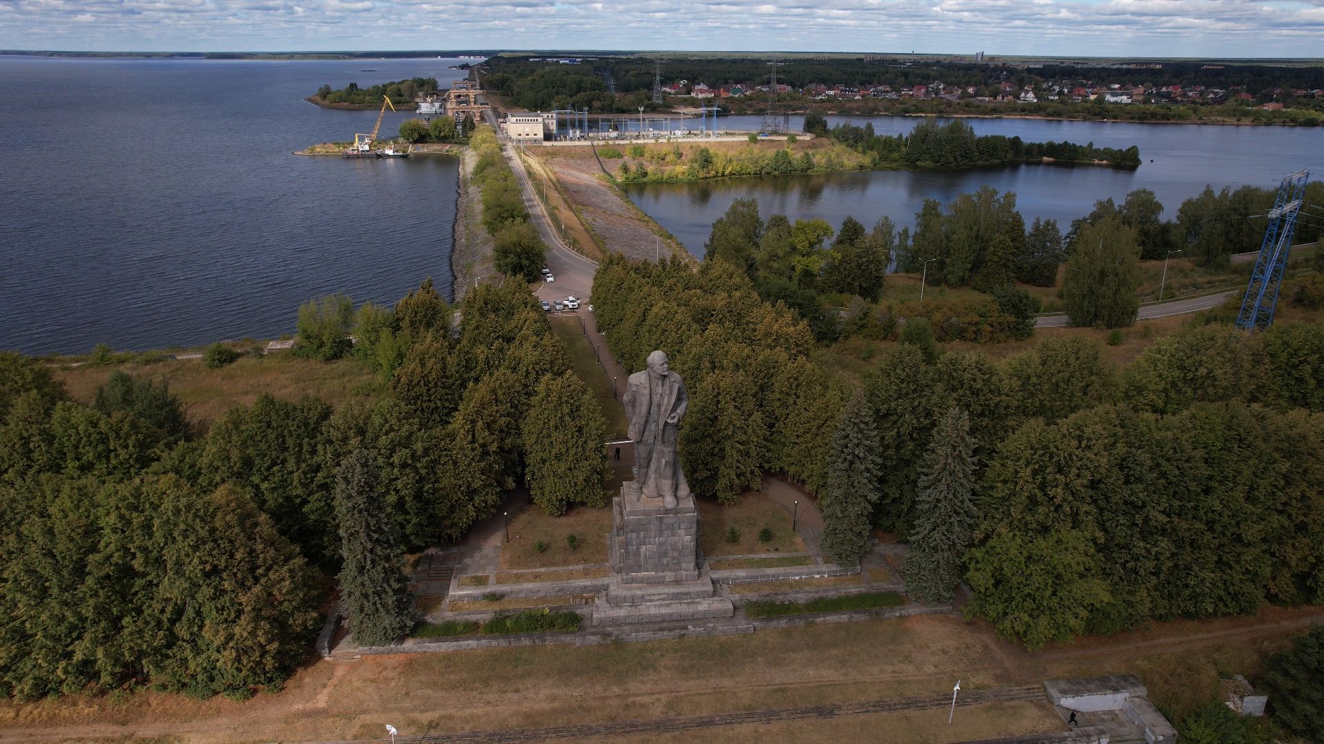 видео с коптера,