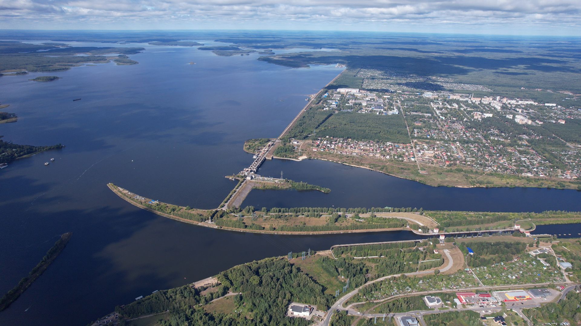 видео с коптера,