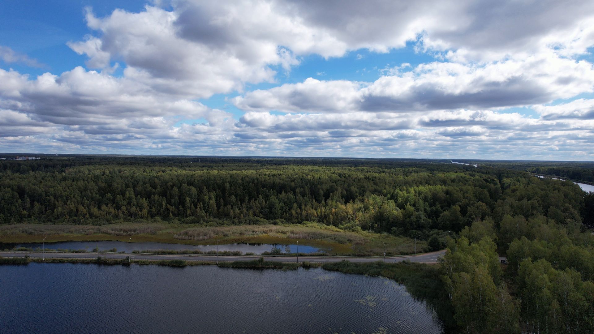 видео с коптера,