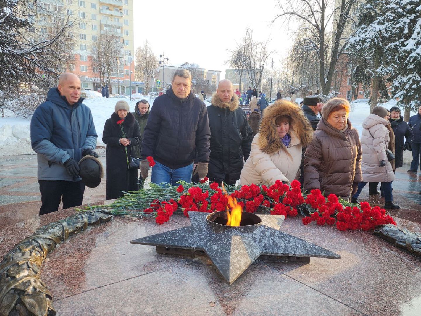 аллея славы, день памяти, возложение цветов, видное, герои,