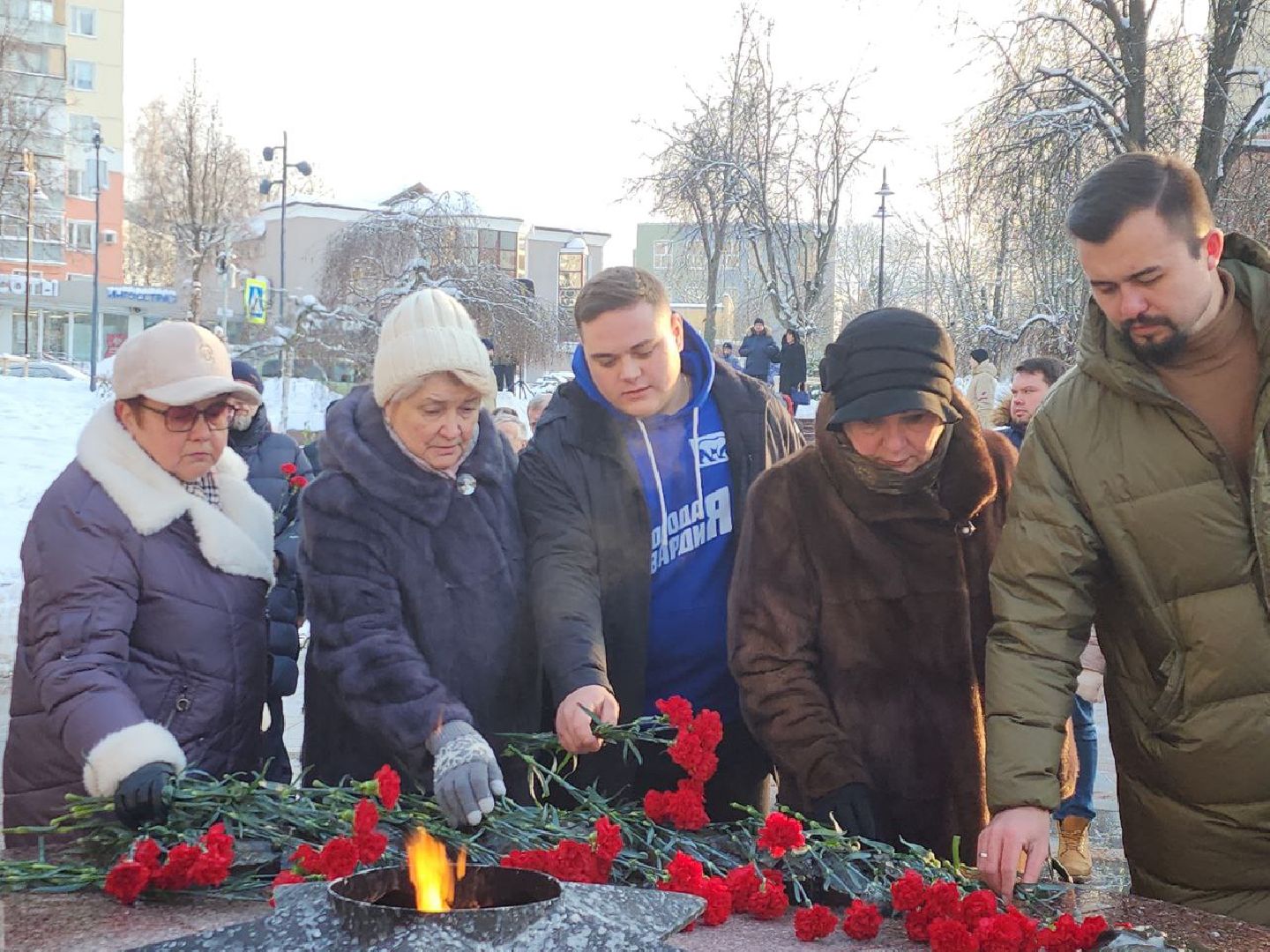 аллея славы, день памяти, возложение цветов, видное, герои,